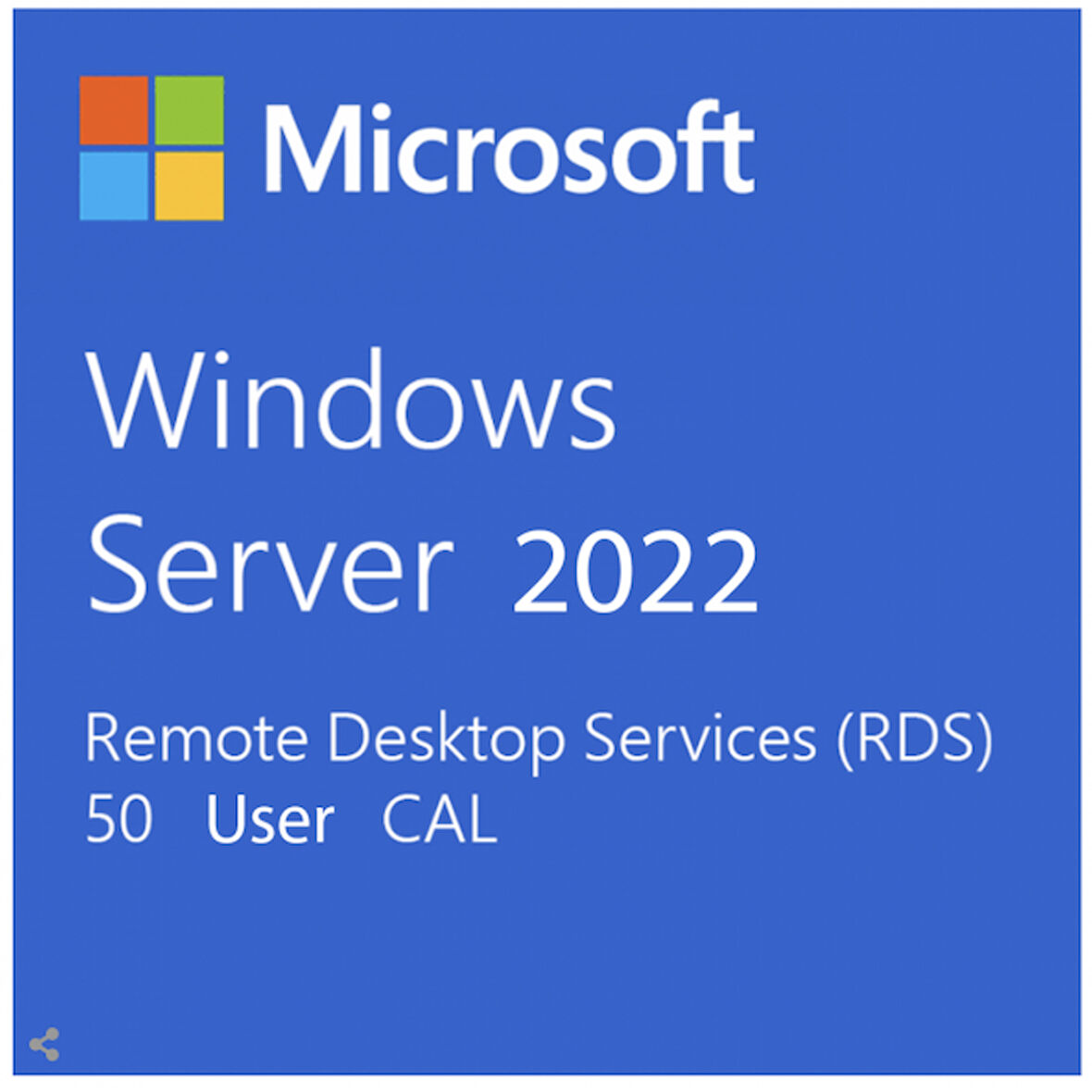 Microsoft Windows Server 2022 Remote Desktop Services user connections 50 users