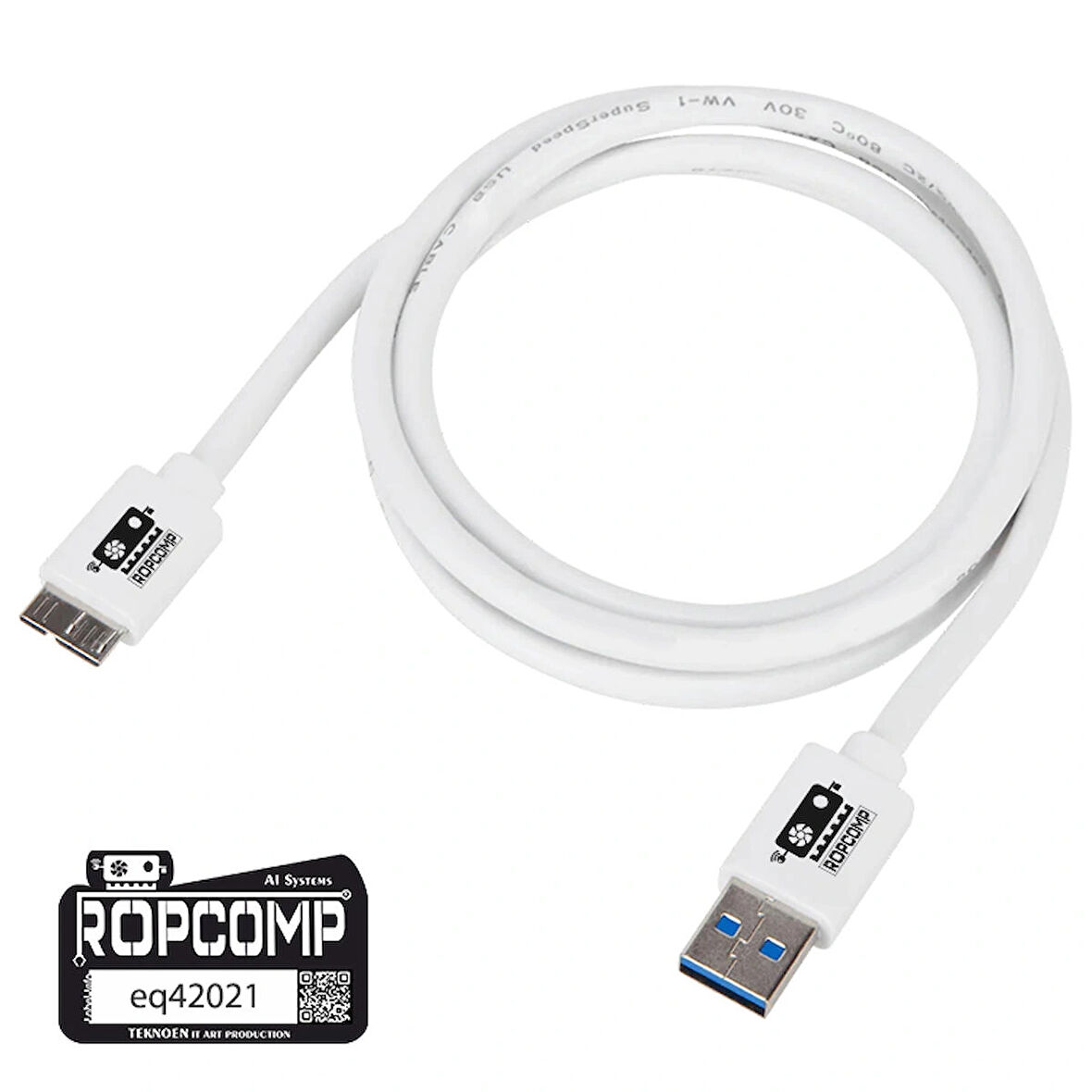 USB Micro-B Data Kablosu USB 2.0 100cm