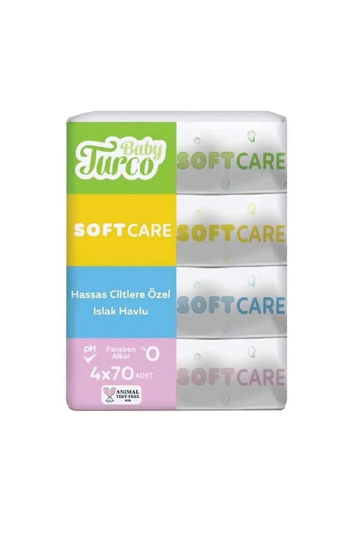 Baby Turco Softcare Islak Mendil Havlu 4x70