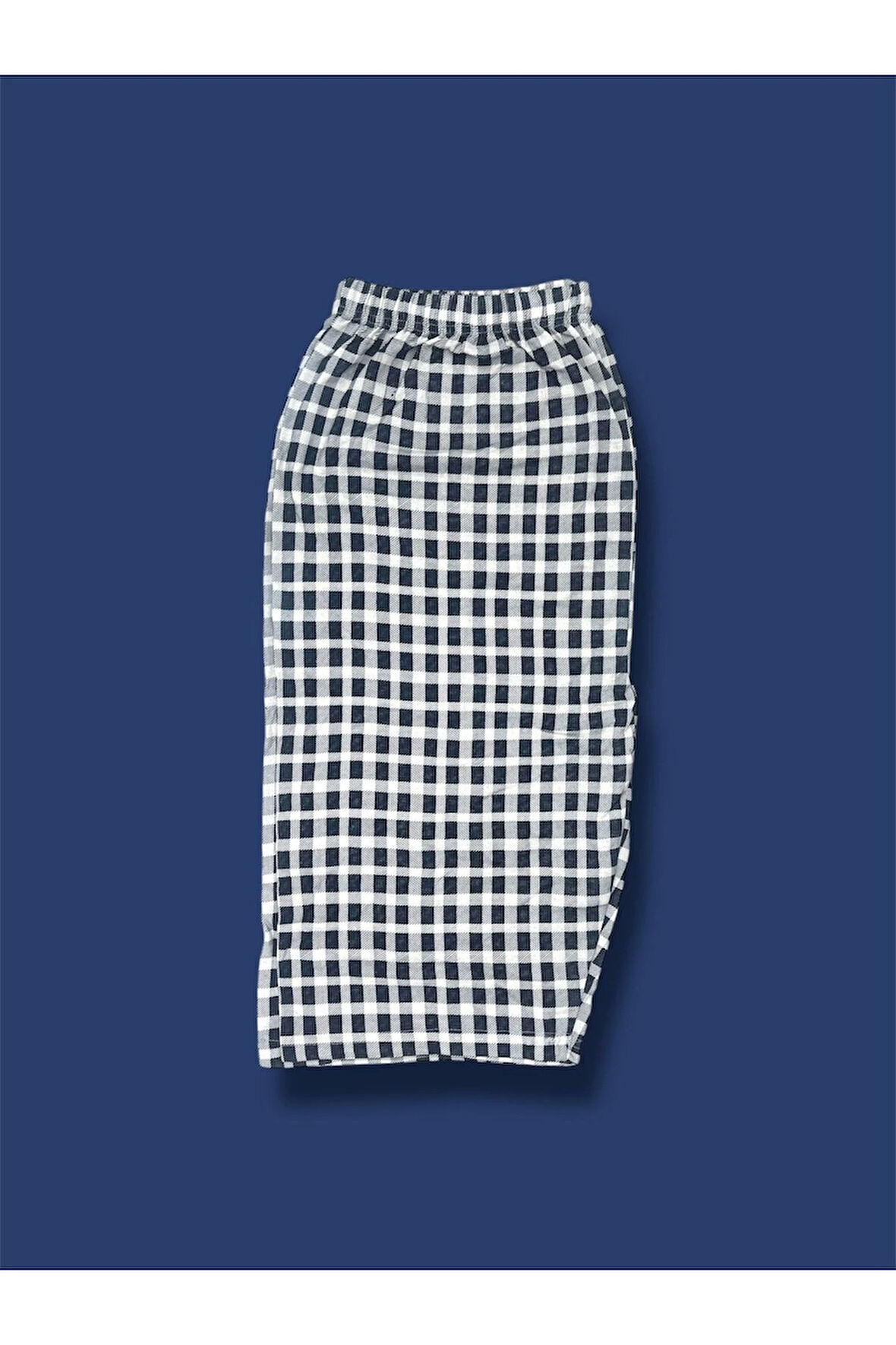 Desenli Penye Diz Altı Büyük Beden Anne Kadın Kapri