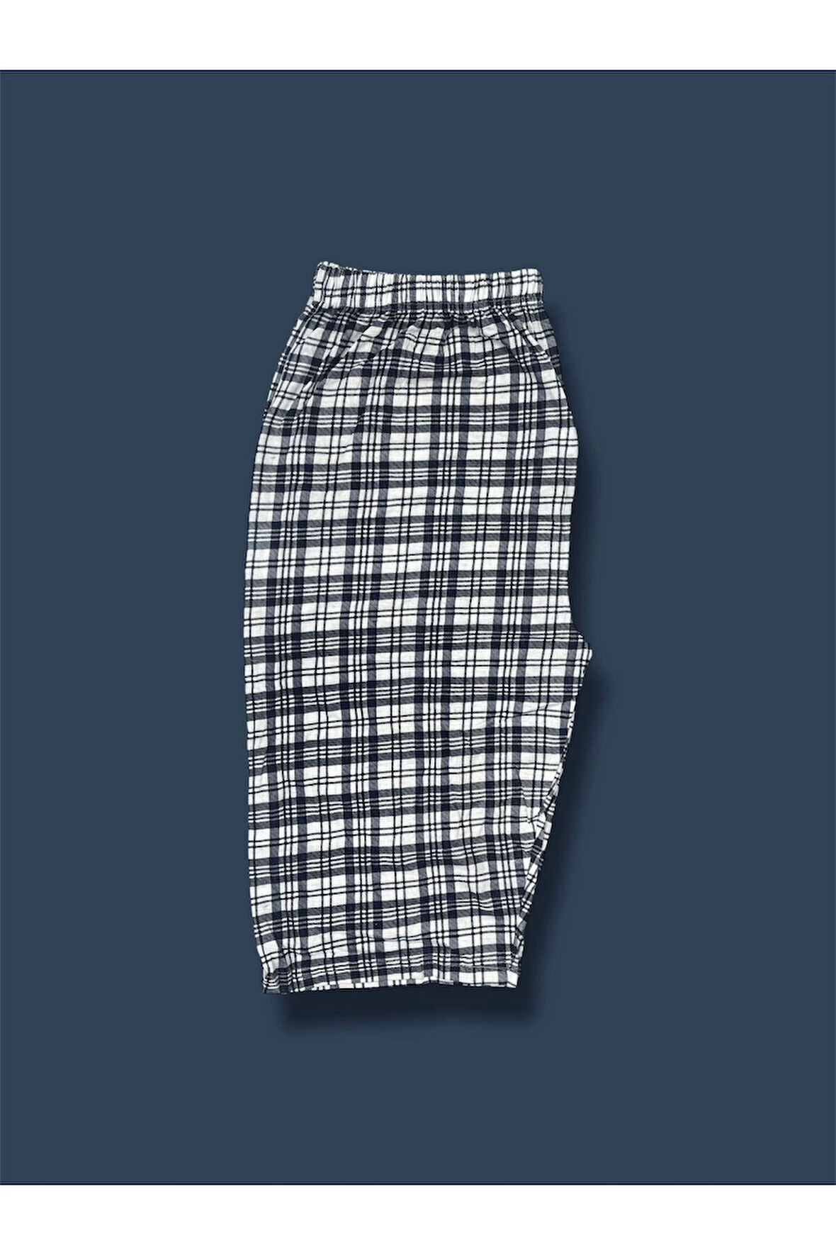 Desenli Penye Diz Altı Büyük Beden Anne Kadın Kapri