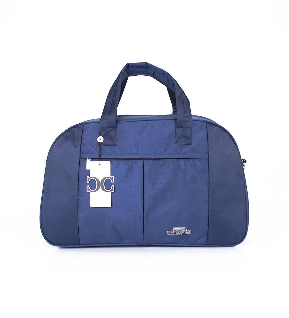 Case Club Orta Boy Lacivert Seyahat Çantası El Valizi Astarlı İç Bölüm