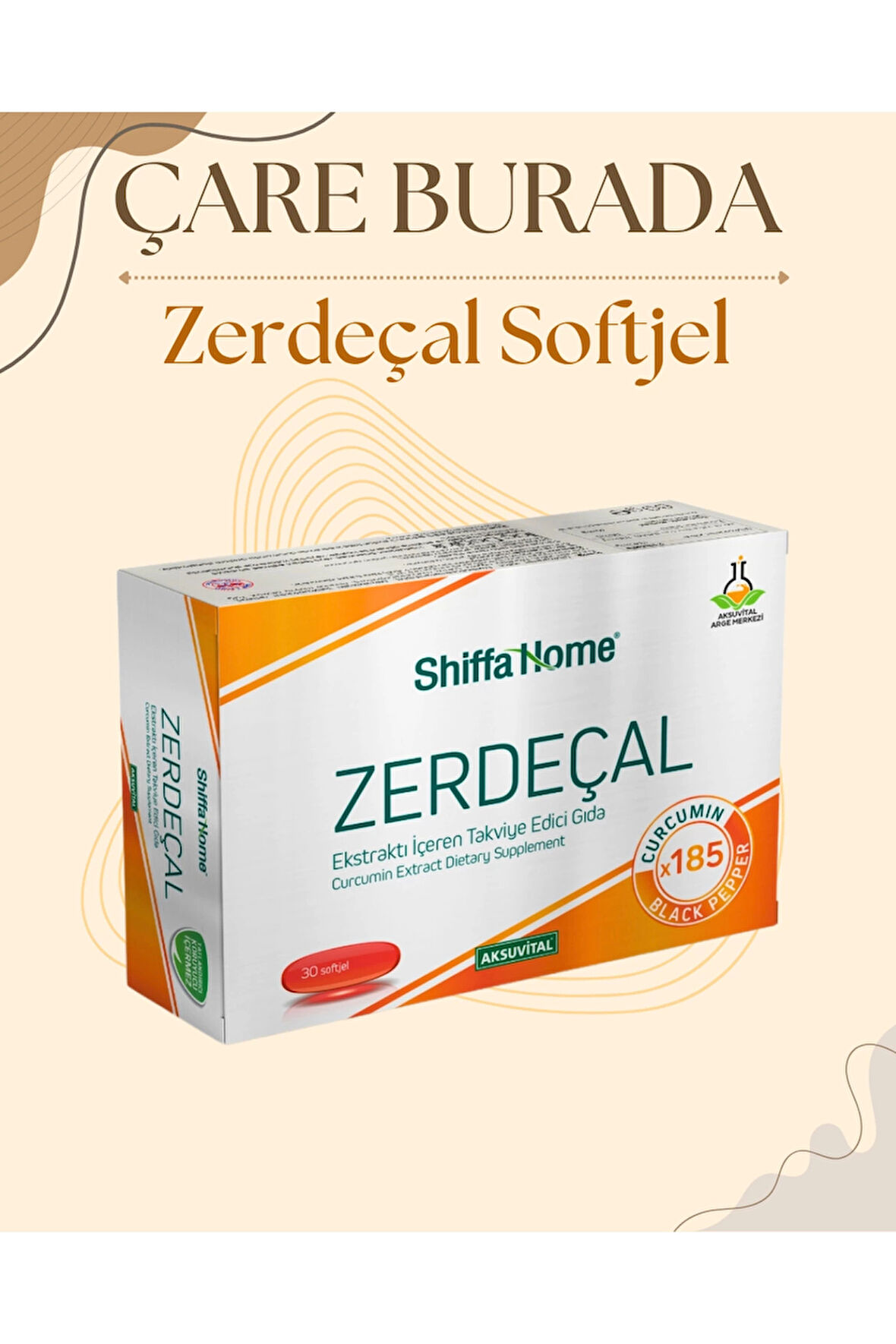 Zerdeçal Soft Jel 30 Adet