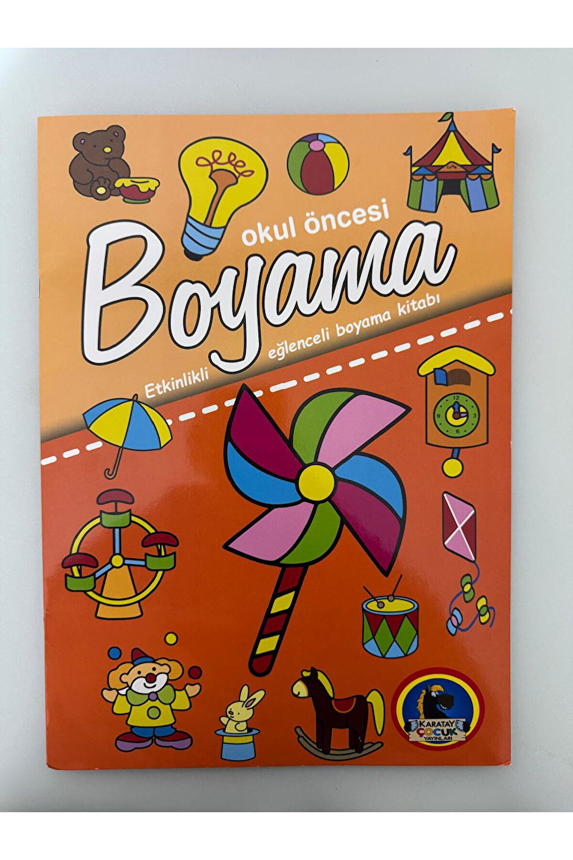 Okul Öncesi Etkinlikli Boyama Kitabı Oyuncaklar