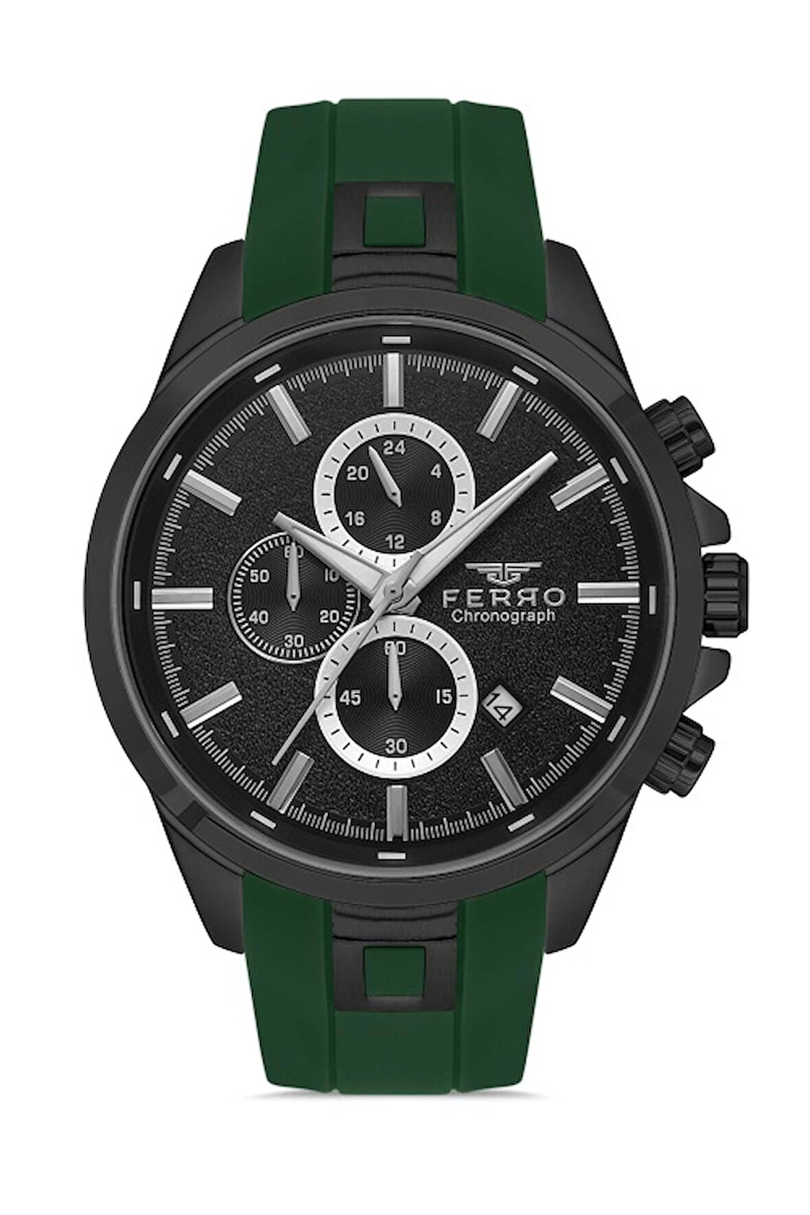 Erkek Silikon Kordon Spor Kol Saati Paslanmaz Çelik Kasa 2 Yıl Garantili Spor Seri