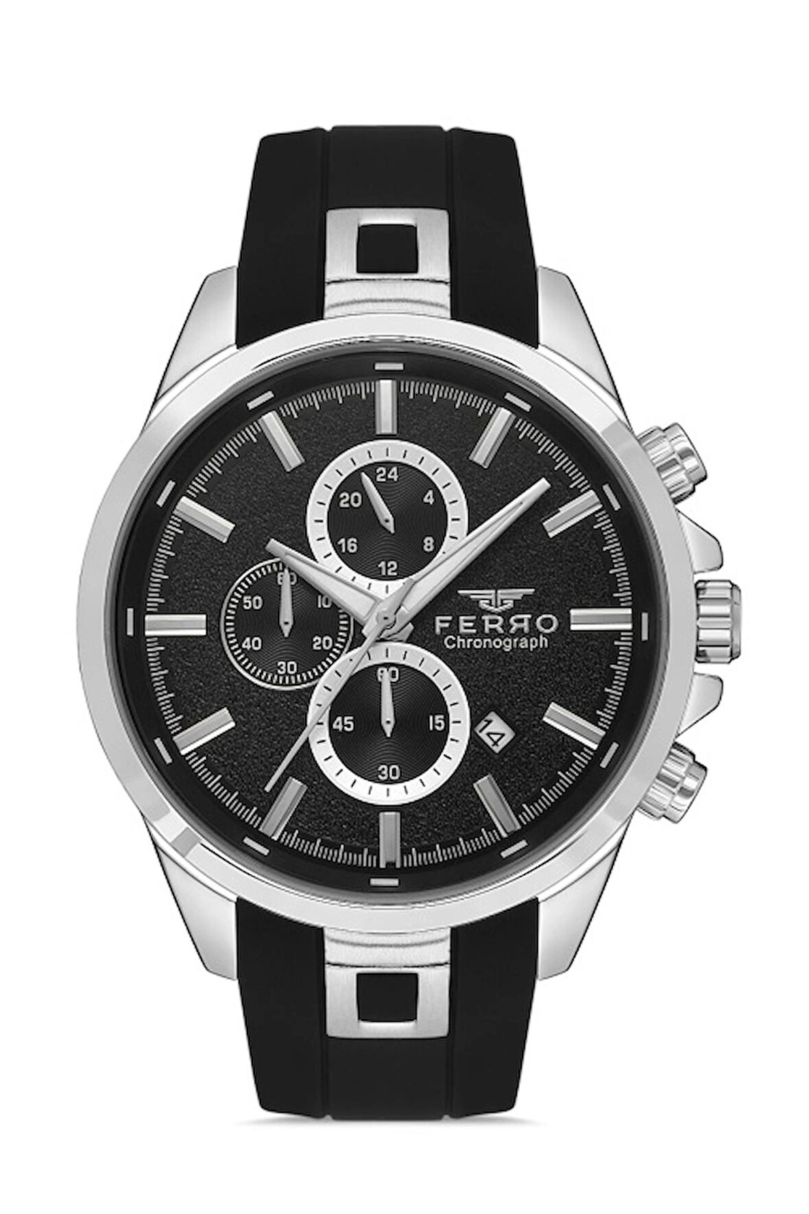 Erkek Silikon Kordon Spor Kol Saati Paslanmaz Çelik Kasa 2 Yıl Garantili Spor Seri