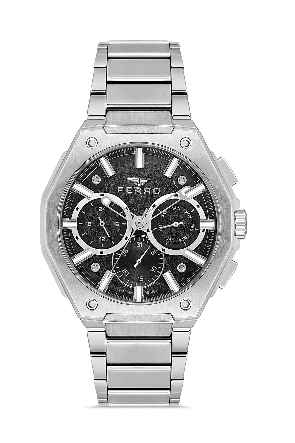 Erkek Çelik Kasa Kol Saati Çelik Kordon Su Geçirmez Paslanmaz Çelik 2 Yıl Garantili