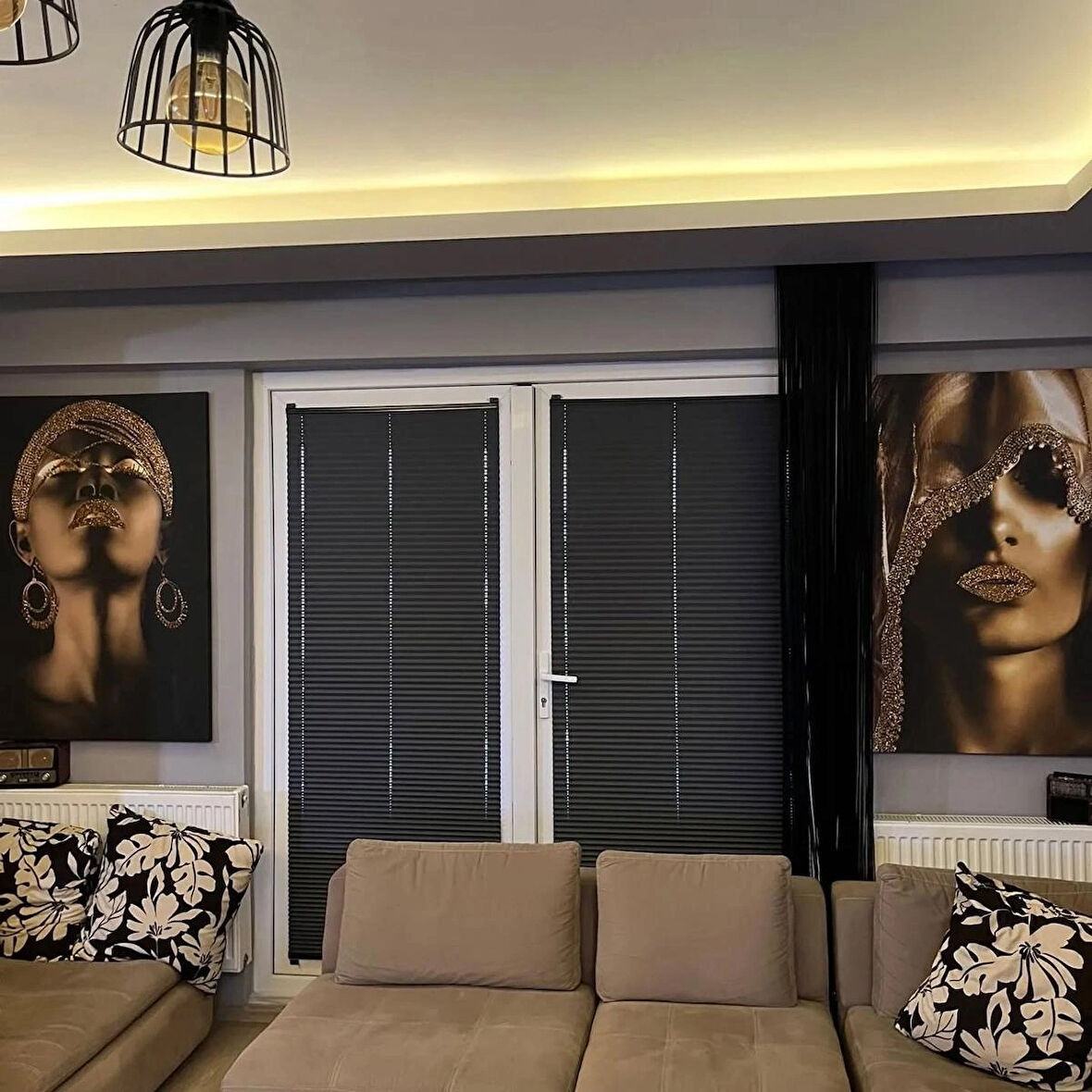 Plise Perde Cam Balkon Perdesi - Ev Perdesi Premium Serisi ( Askılı veya Vidalı)