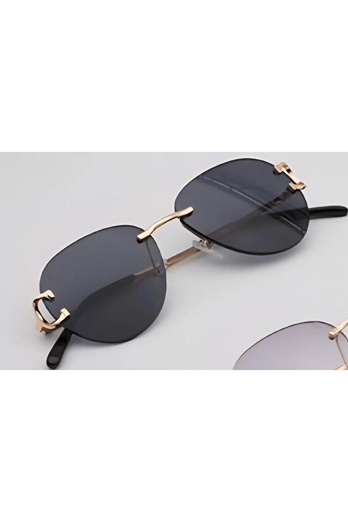 Unısex UV-400 Korumalı Çerçevesiz Güneş Gözlüğü