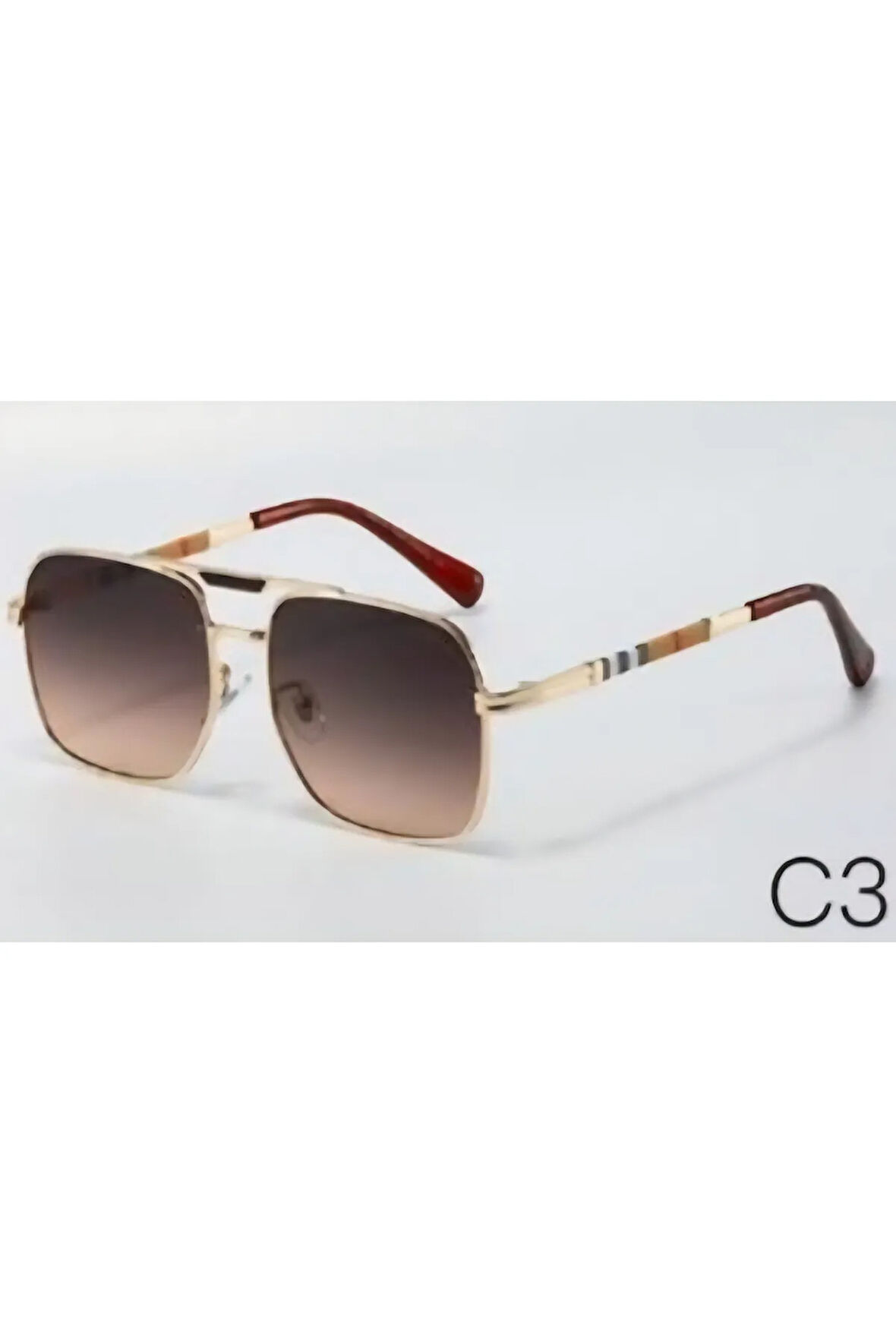 Erkek UV-400 Korumalı Şık Çerçevesiz Güneş Gözlüğü