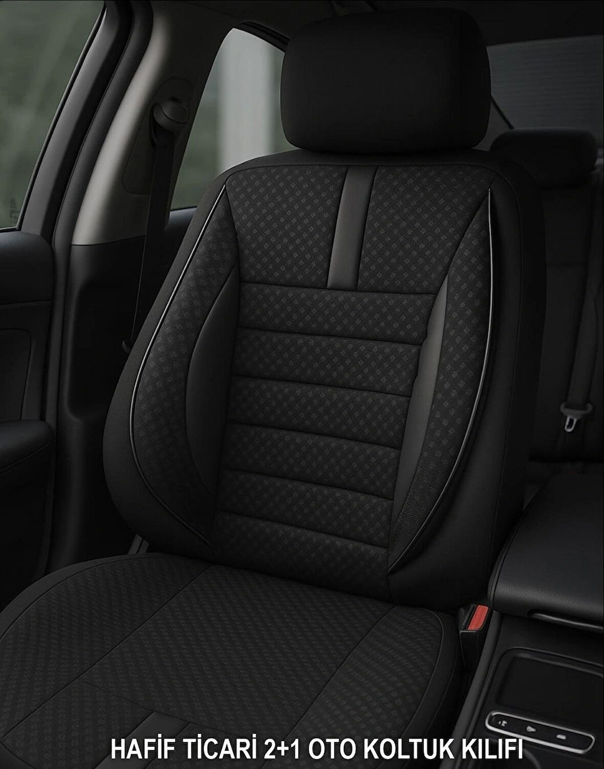 Ticari Oto Koltuk Kılıfı 2+1 TAM SET (DOBLO-CADDY-BERLİNGO-DOKKER-COURİER-KANGOO uyumlu)