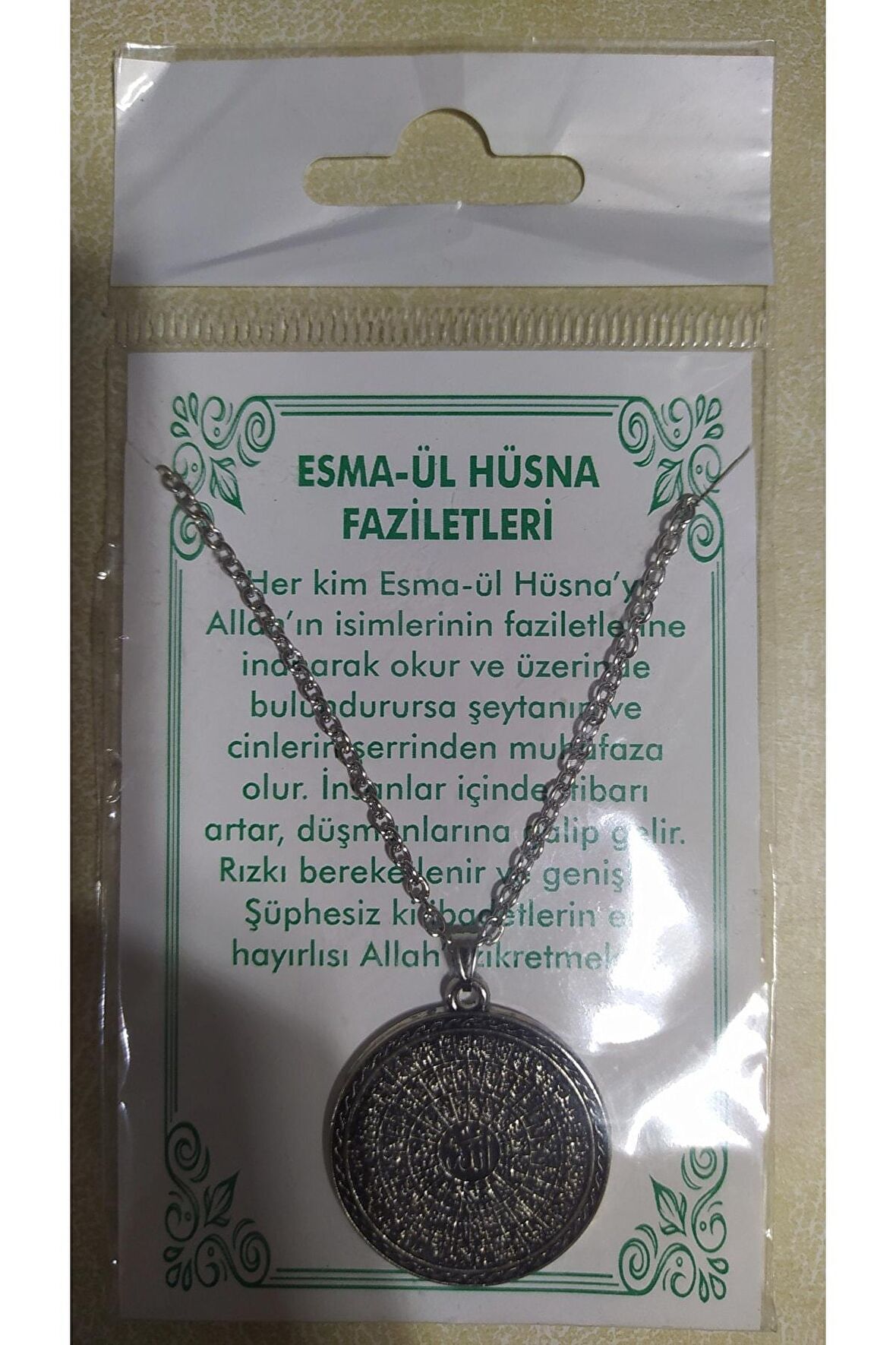 Esma-ül Hüsna Kolyesi