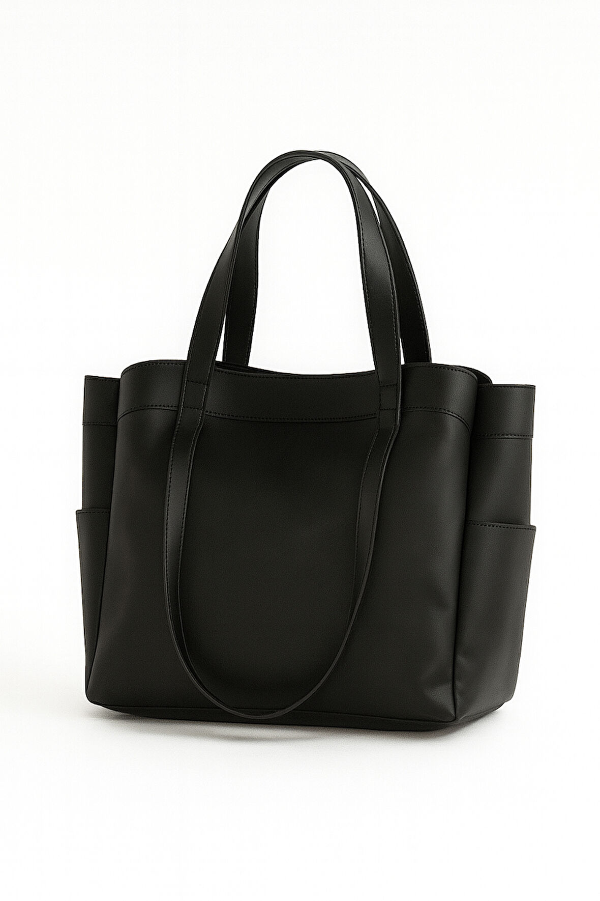 YAVRULU  BÜYÜK BOY YUMUŞAK GÜNLÜK OMUZ ÇANTASI KADIN OMUZ ÇANTASI