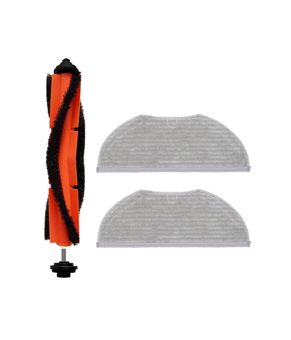 Xiaomi Essential MJSTG1 Uyumlu Yedek Ana Fırça ve Mop-3 Parça