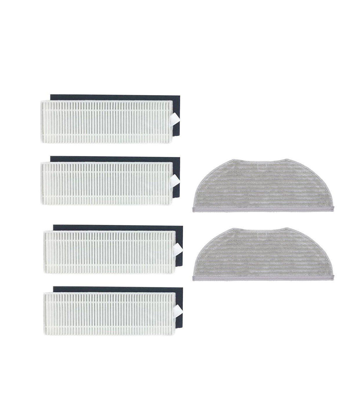 Xiaomi Essential MJSTG1 Uyumlu Yedek Mop ve Hepa Filtre-6 Parça