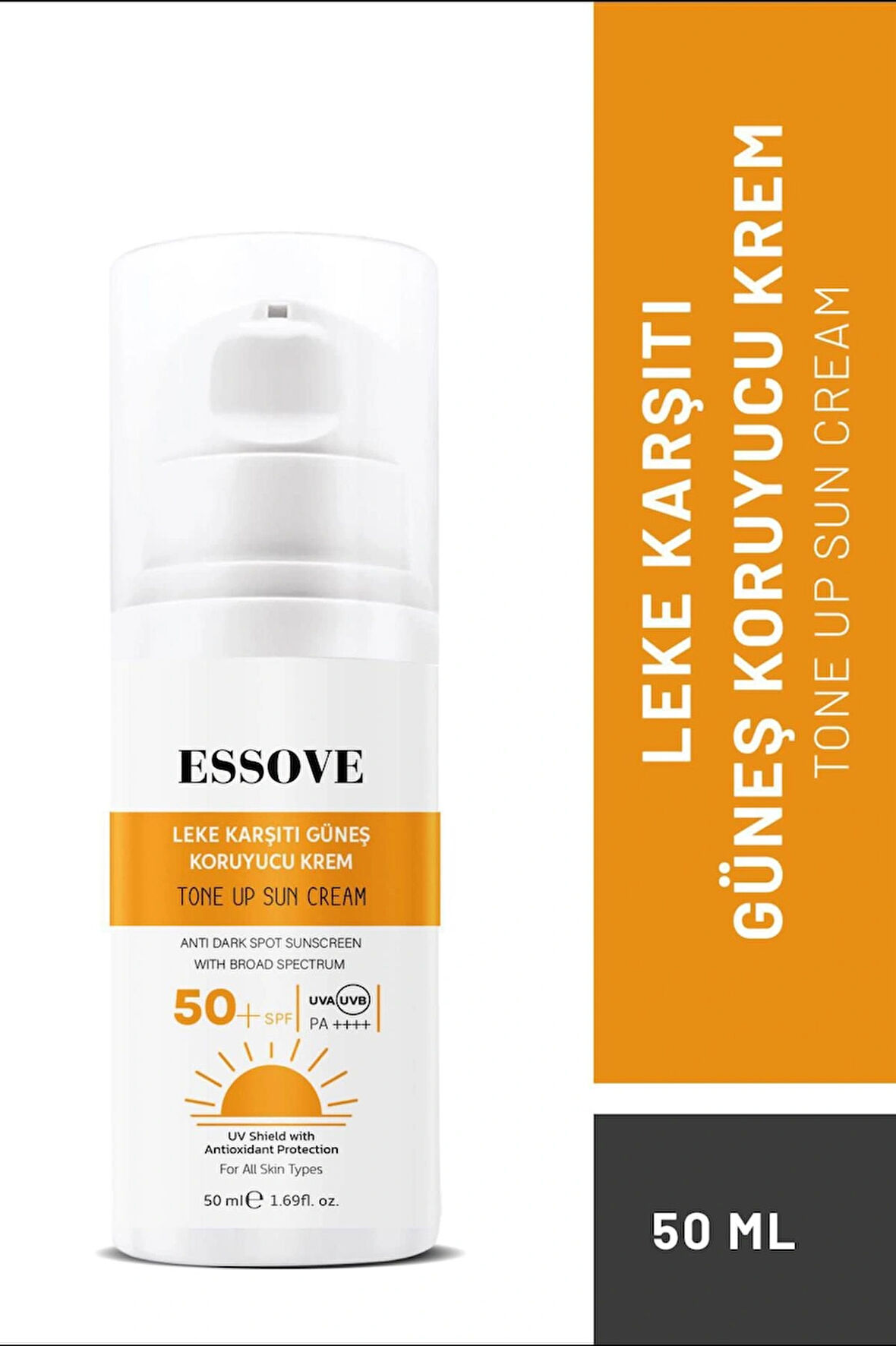 Güneş kremi leke karşıtı nemlendirici krem 50 ml 50+SPF