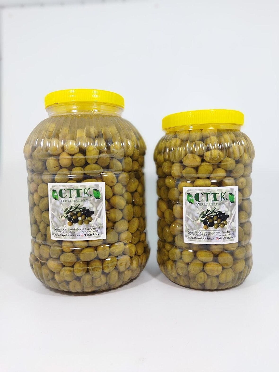 Izmir Çili Cinsi Kırma Tatlanmış Zeytin 2'li Paket 5 Kg+3 Kg