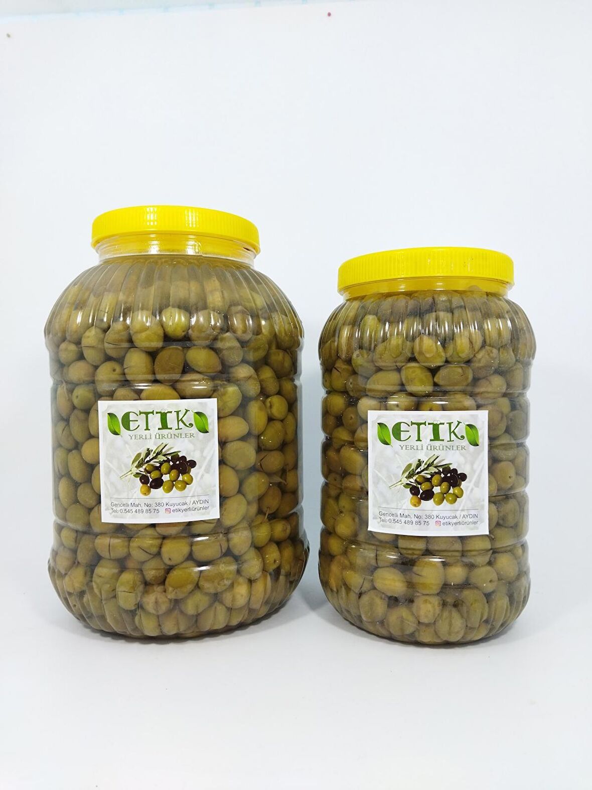 Gemlik Cinsi Kırma Tatlanmış Zeytin 2'li Paket 5 Kg+3 Kg