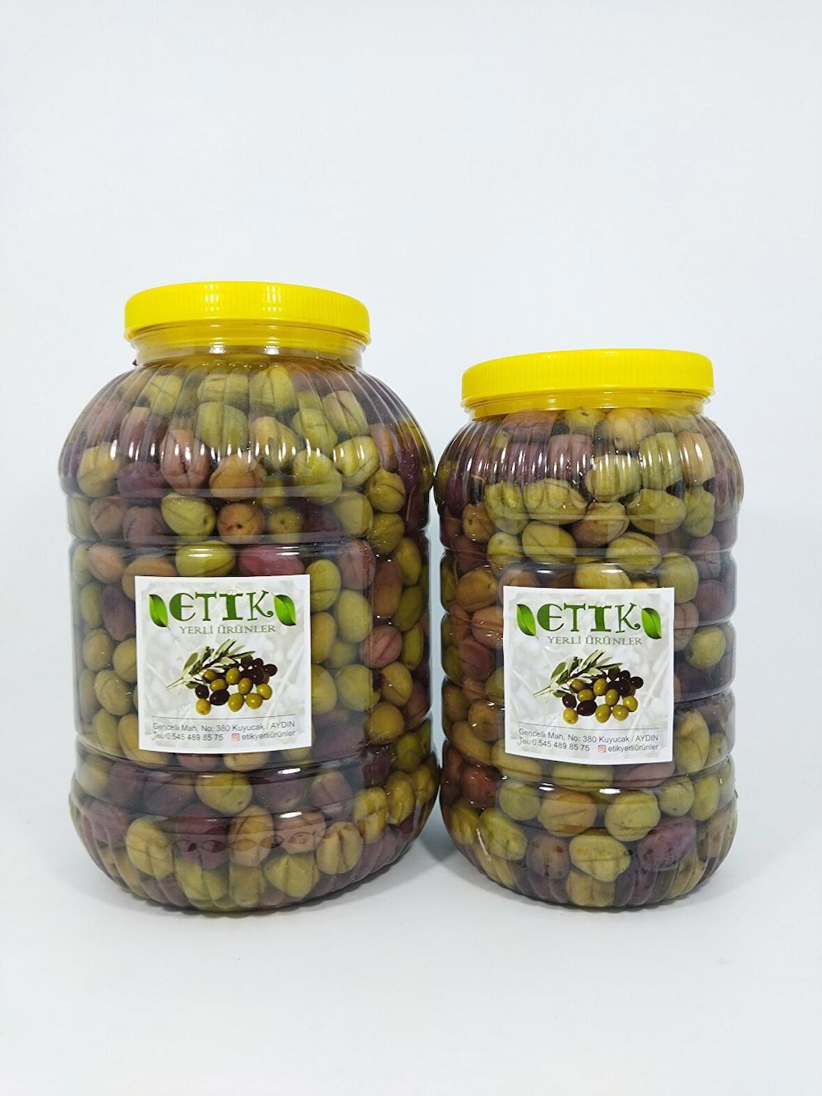 Manzalina Cinsi Dilme Tatlanmış Zeytin 2'li Paket 5 Kg+3 Kg