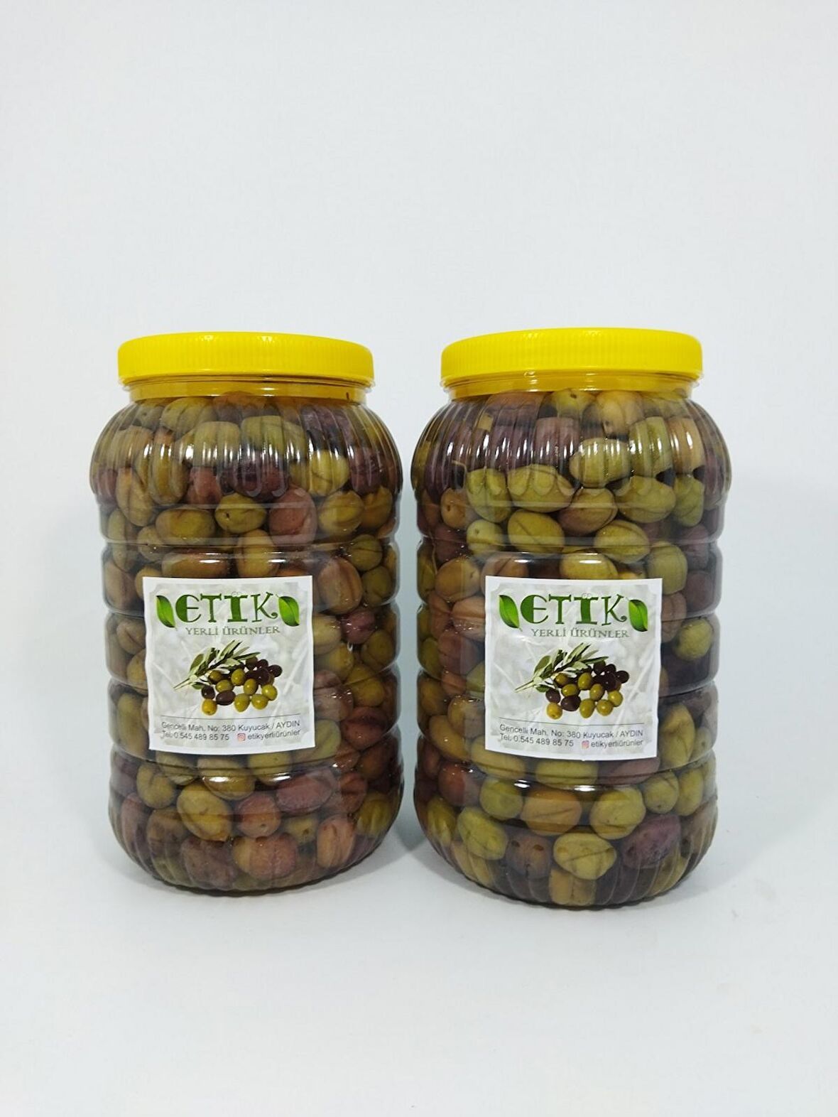 Manzalina Cinsi Dilme Tatlanmış Zeytin 2'li Paket 3 Kg+3 Kg