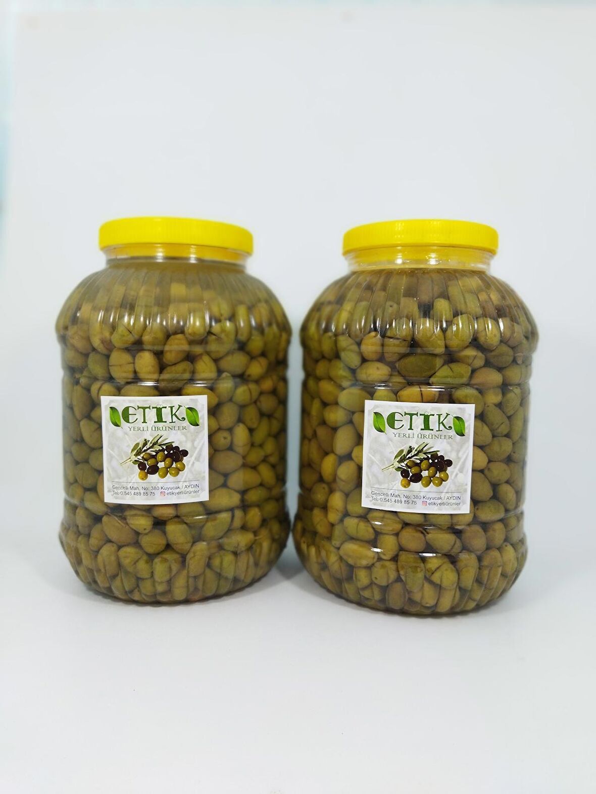 Çekiçke (EĞRİ ÇEKİRDEK) Cinsi Kırma Tatlanmış Zeytin 2'li Paket 5 Kg+5 Kg