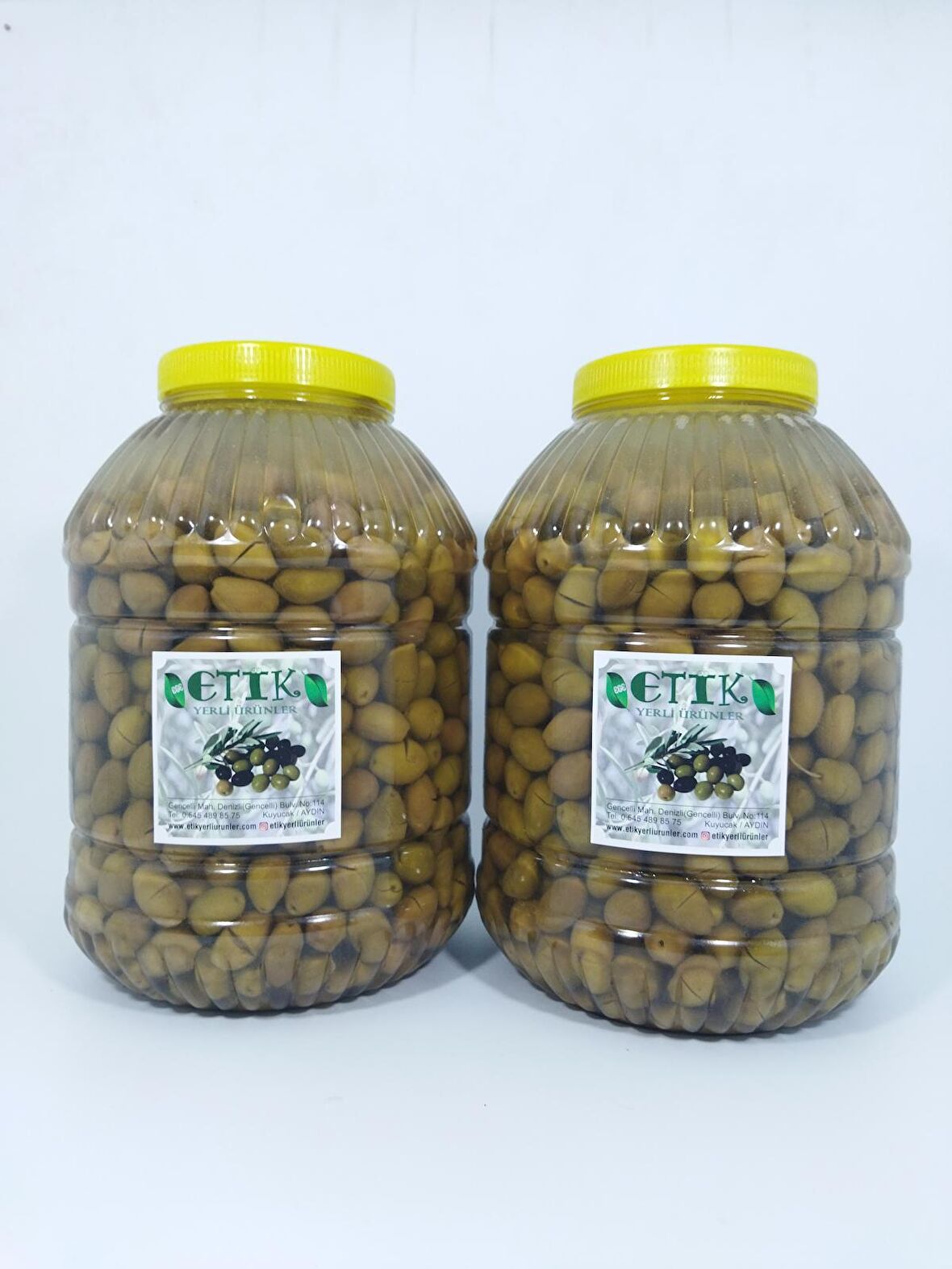 Çekiçke (EĞRİ ÇEKİRDEK) Cinsi Kırma Tatlanmış Zeytin 2'li Paket 5 Kg+5 Kg Eski Sezon Ürünü