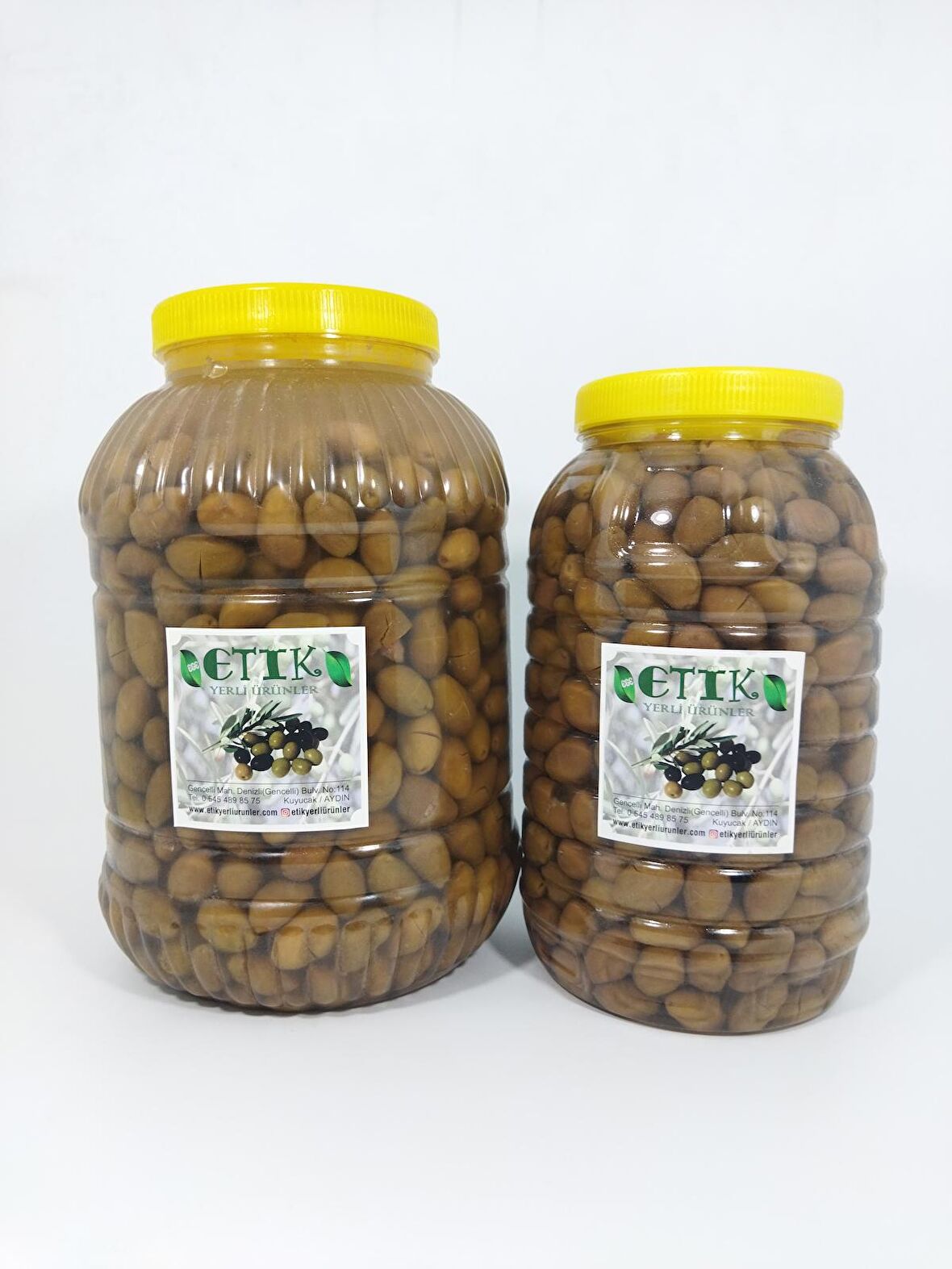 Çekiçke Cinsi Küçük Boy Kırma Tatlanmış Zeytin 2'li Paket 5 Kg+3 Kg Eski Sezon Ürünü