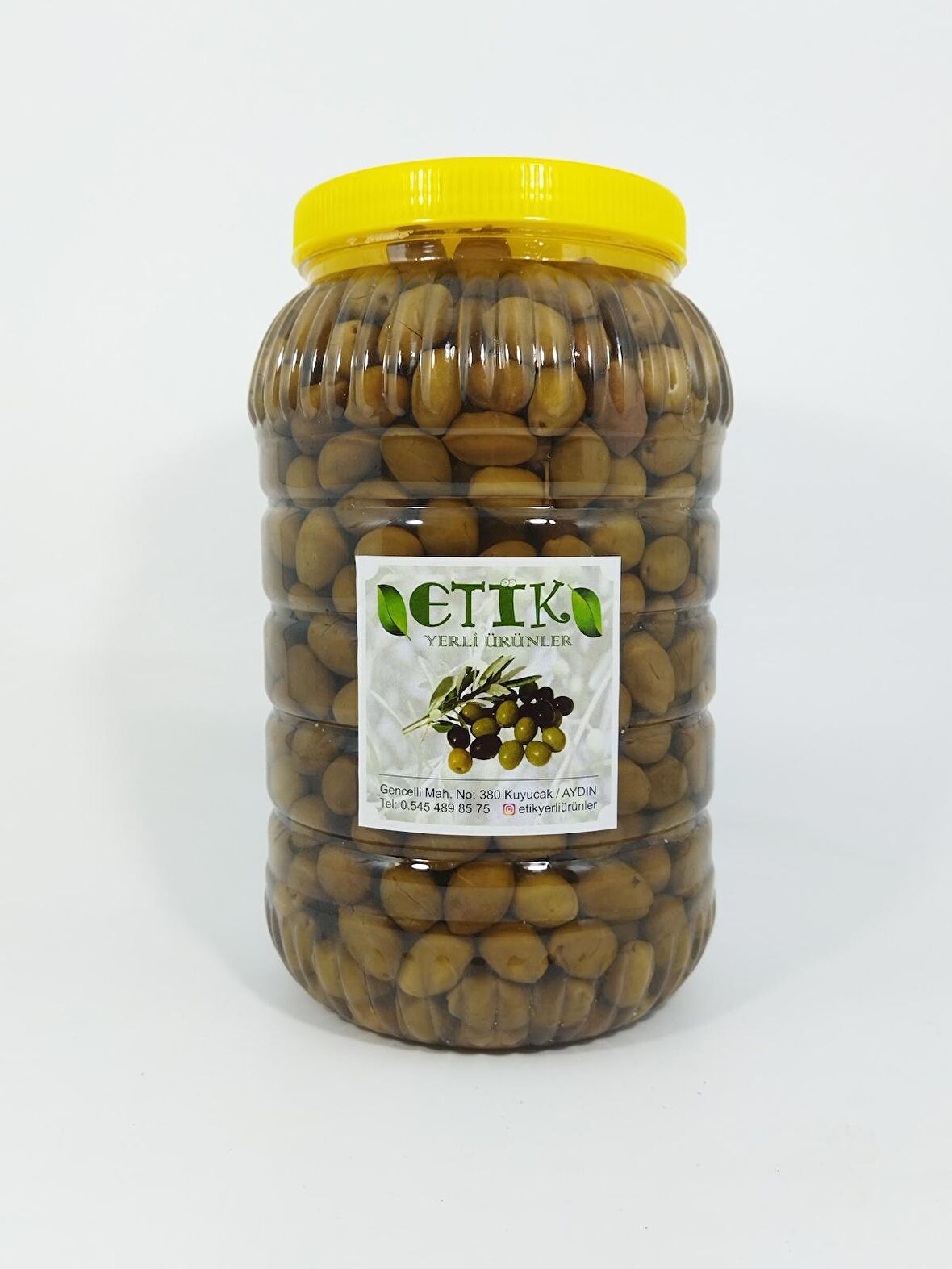 Çekiçke (Eğri Çekirdek) Cinsi Küçük Boy Kırma Tatlanmış Zeytin 3 Kg Eski Sezon Ürünü