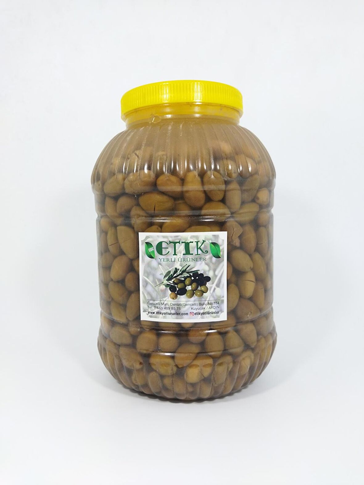 Çekiçke (EĞRİ ÇEKİRDEK) Cinsi Küçük Boy Kırma Tatlanmış Zeytin 5 Kg Eski Sezon Ürünü