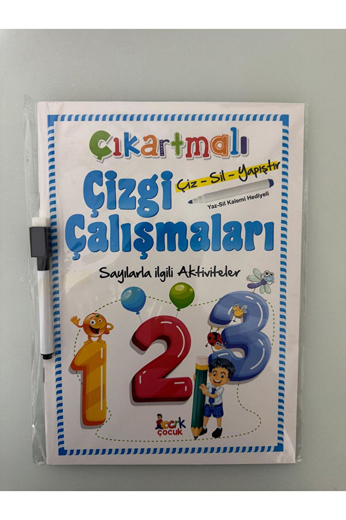 Çizgi Çalışmaları Aktivite ve Boyama Kitabı