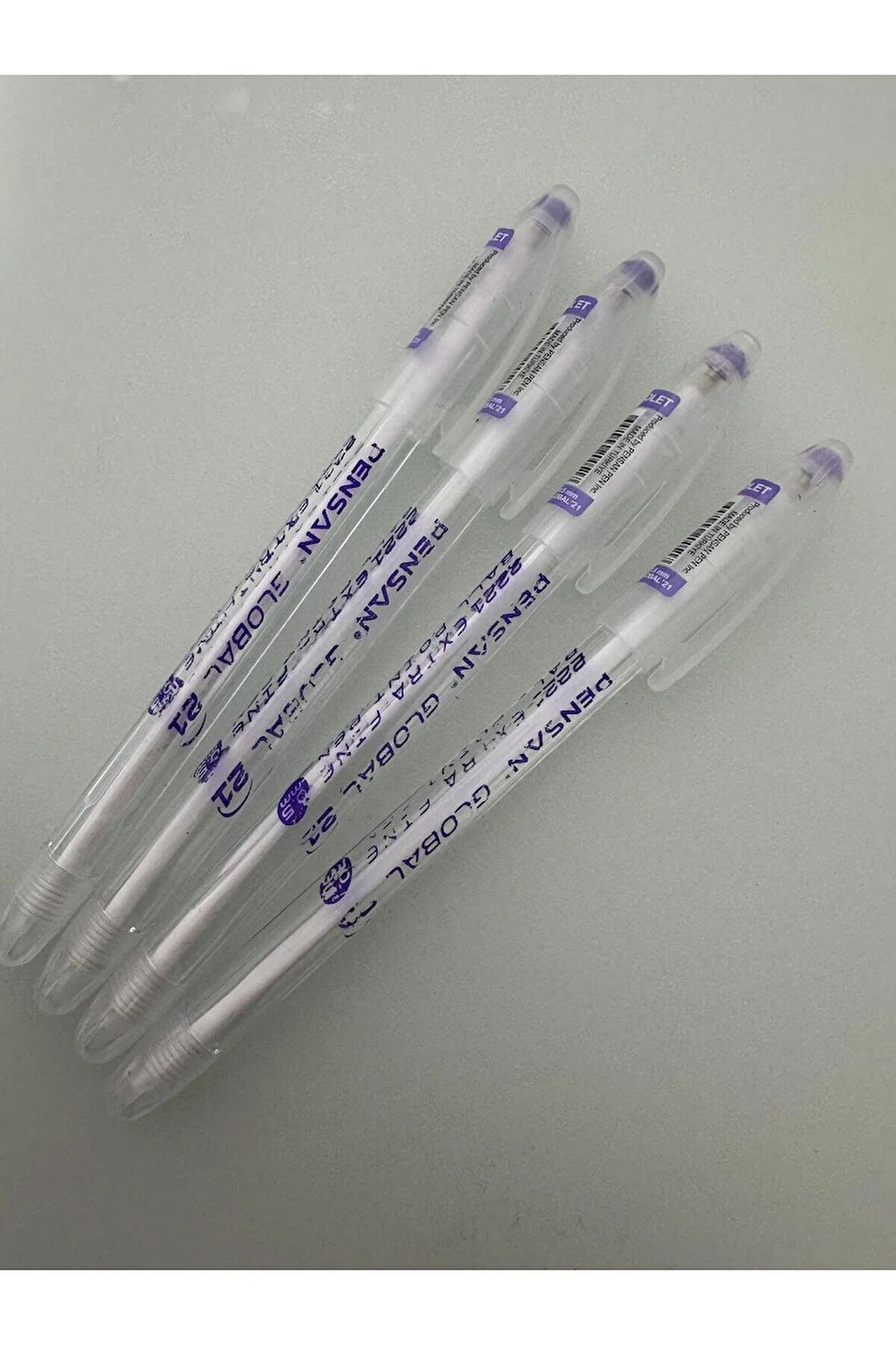 Tükenmez Kalem Global 0.5 MM Mor (4 Adet)