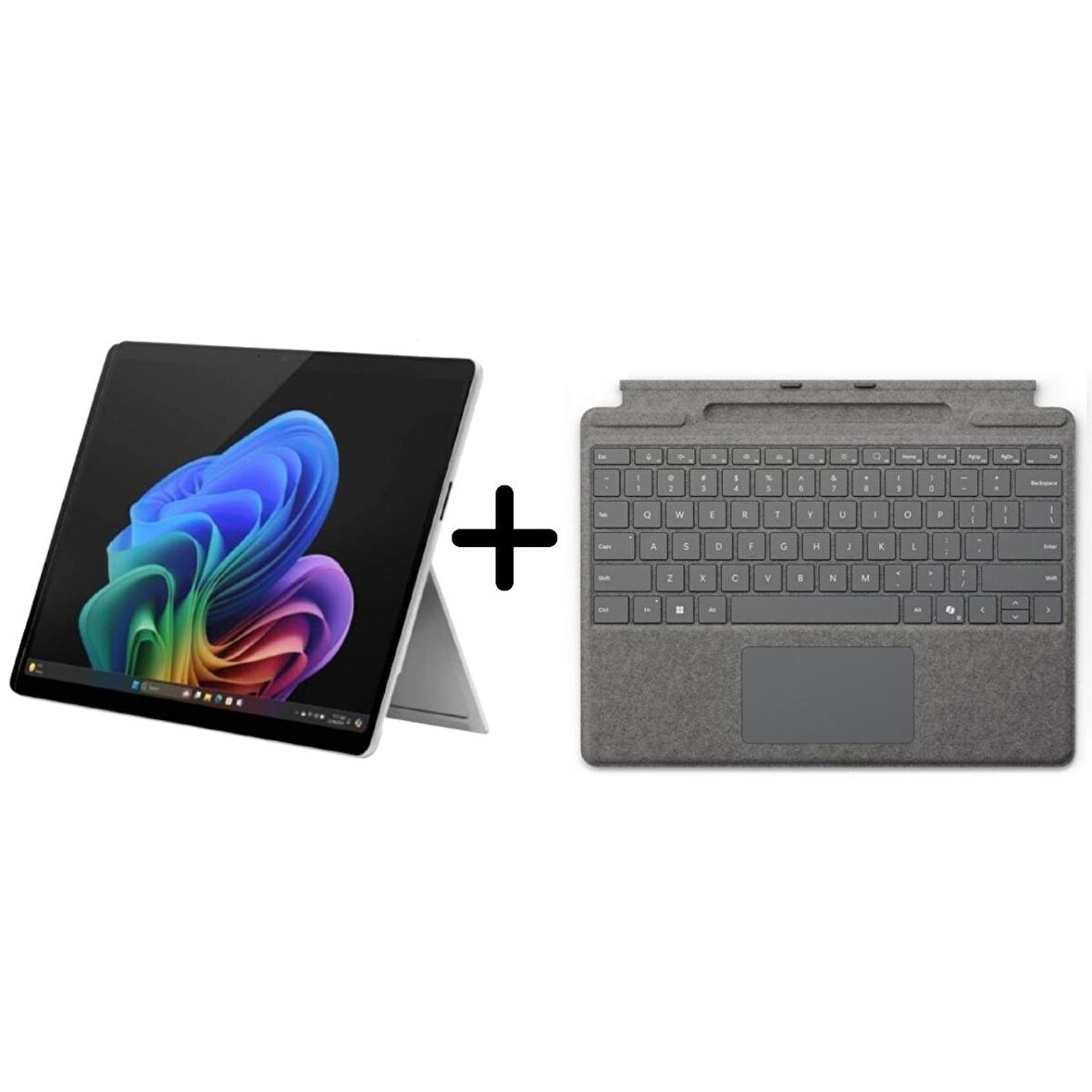 Microsoft Surface Pro Copilot+ PC (11. Sürüm) ZHX-00001 - 13" Touch - Snapdragon X Plus – 16GB Ram – 256 GB SSD – Win11H – 1 Yıl Garanti + Klavye