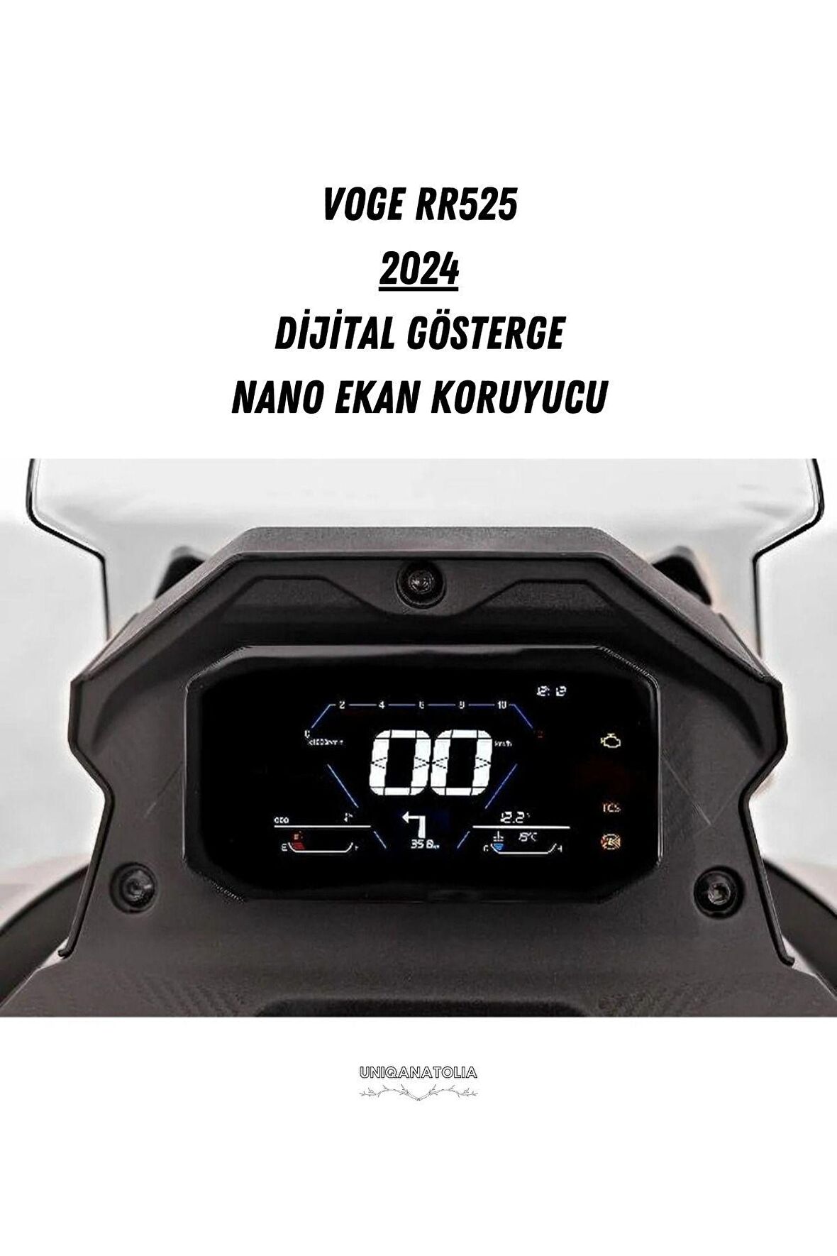 Voge RR525 Dijital Gösterge Uyumlu Nano Ekran Koruyucu