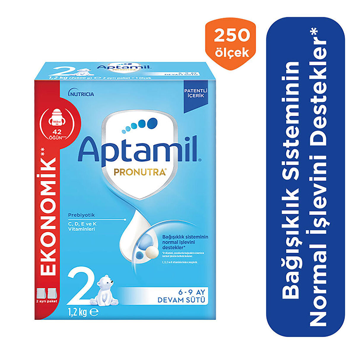 Aptamil 2 Devam Sütü 1200 gr