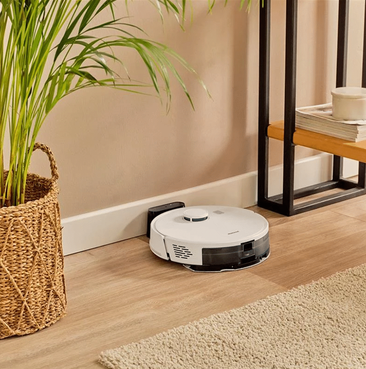 Homend Alex Laser 1291H Moplu ve Haritalamalı Akıllı Robot Süpürge Beyaz