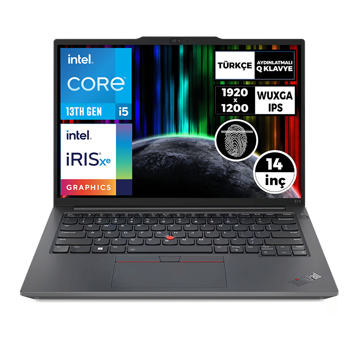 Lenovo ThinkPad E14 Gen 5 i5-1335U 16GB 1TB+512GB SSD 14" WUXGA Freedos Taşınabilir Bilgisayar 21JK0003TX 012