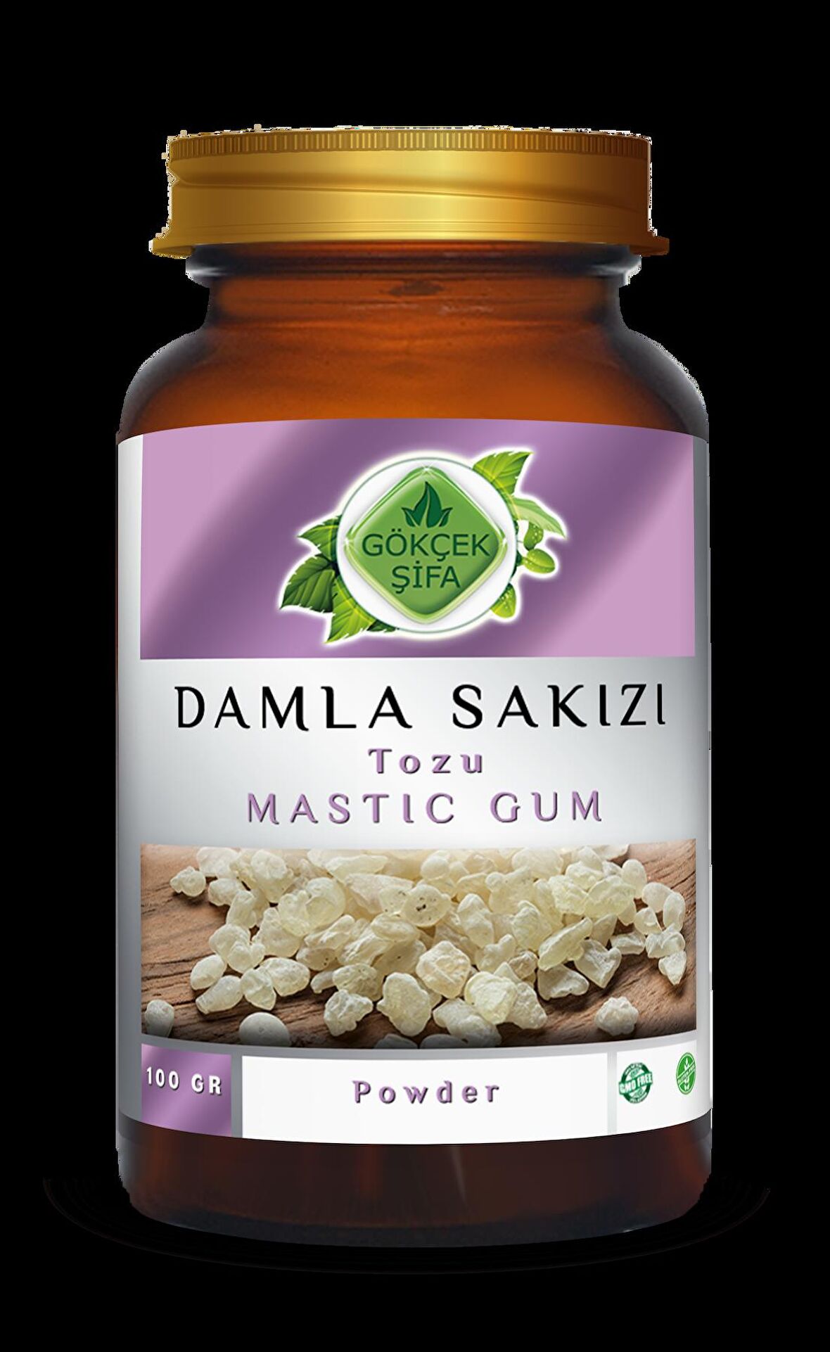 Damla Sakızı Tozu (MASTİC GUM POWDER) 100 gr Cam Kavanoz