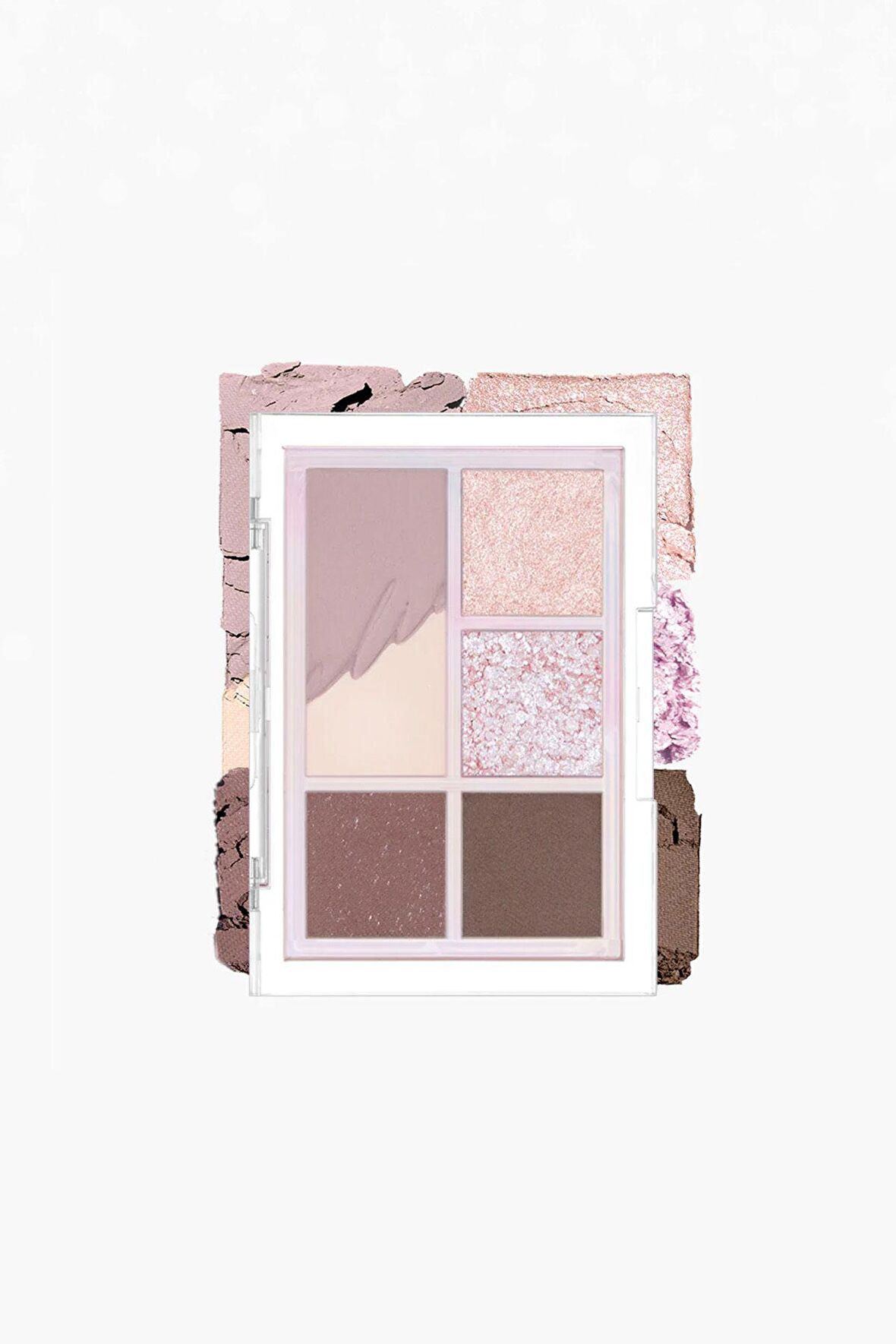 Göz Alıcı Renklerde, Yoğun Pigmentli Mini Far Paleti Clio Pro Eye Palette Mini (03 Blooming Mauve)