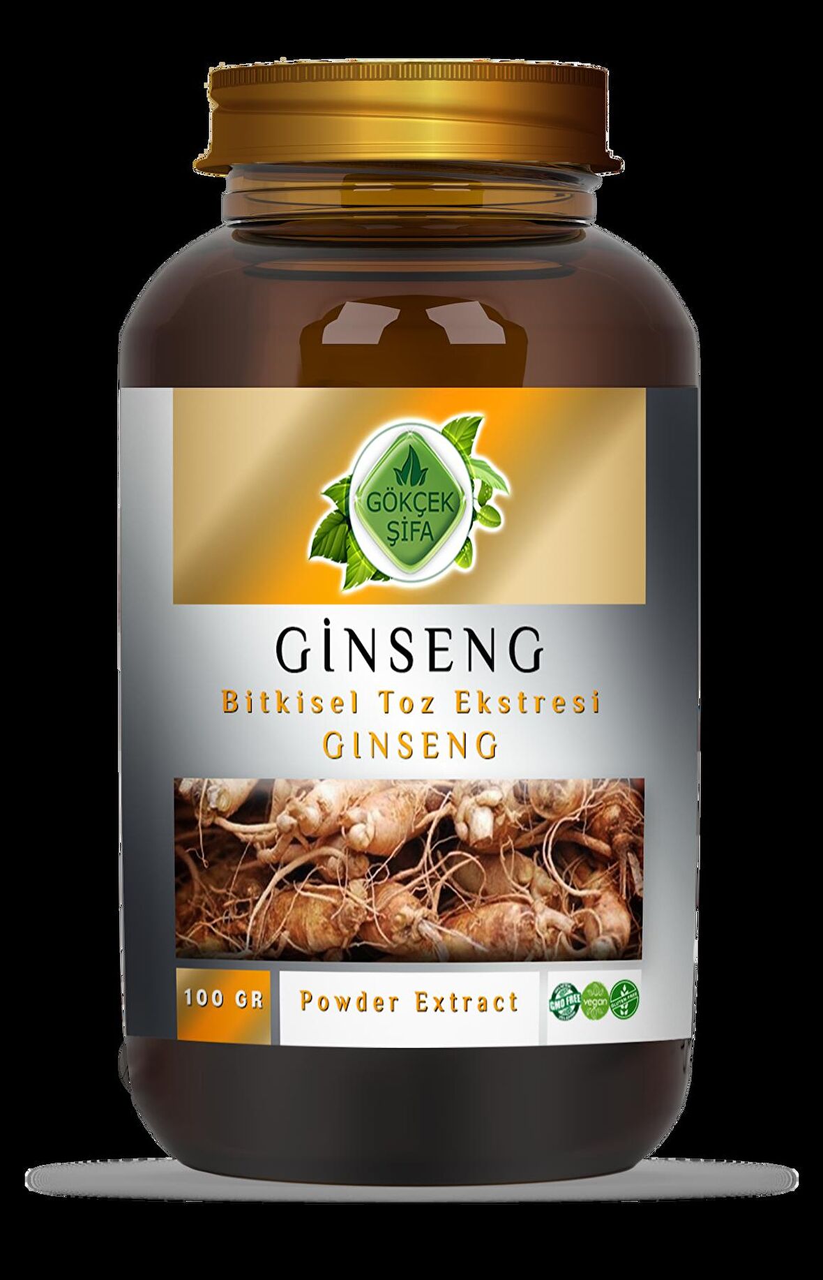 Ginseng Toz Ekstresi 100 gr. Cam Kavanoz
