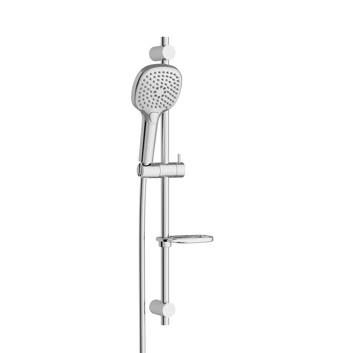 Artema Bliss A45775 Square 3F, El Duş Takımı, Krom