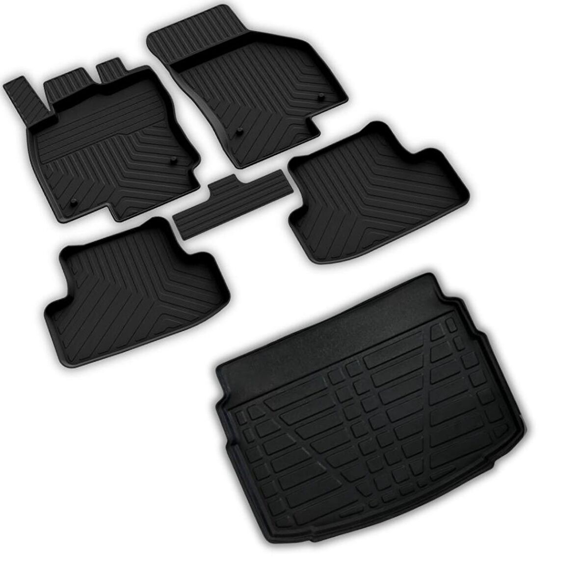 Volkswagen Golf 8 Otomatik Ferrous 4D Paspas ve Alt 3D Bagaj Havuzu 2021 ve Üstü