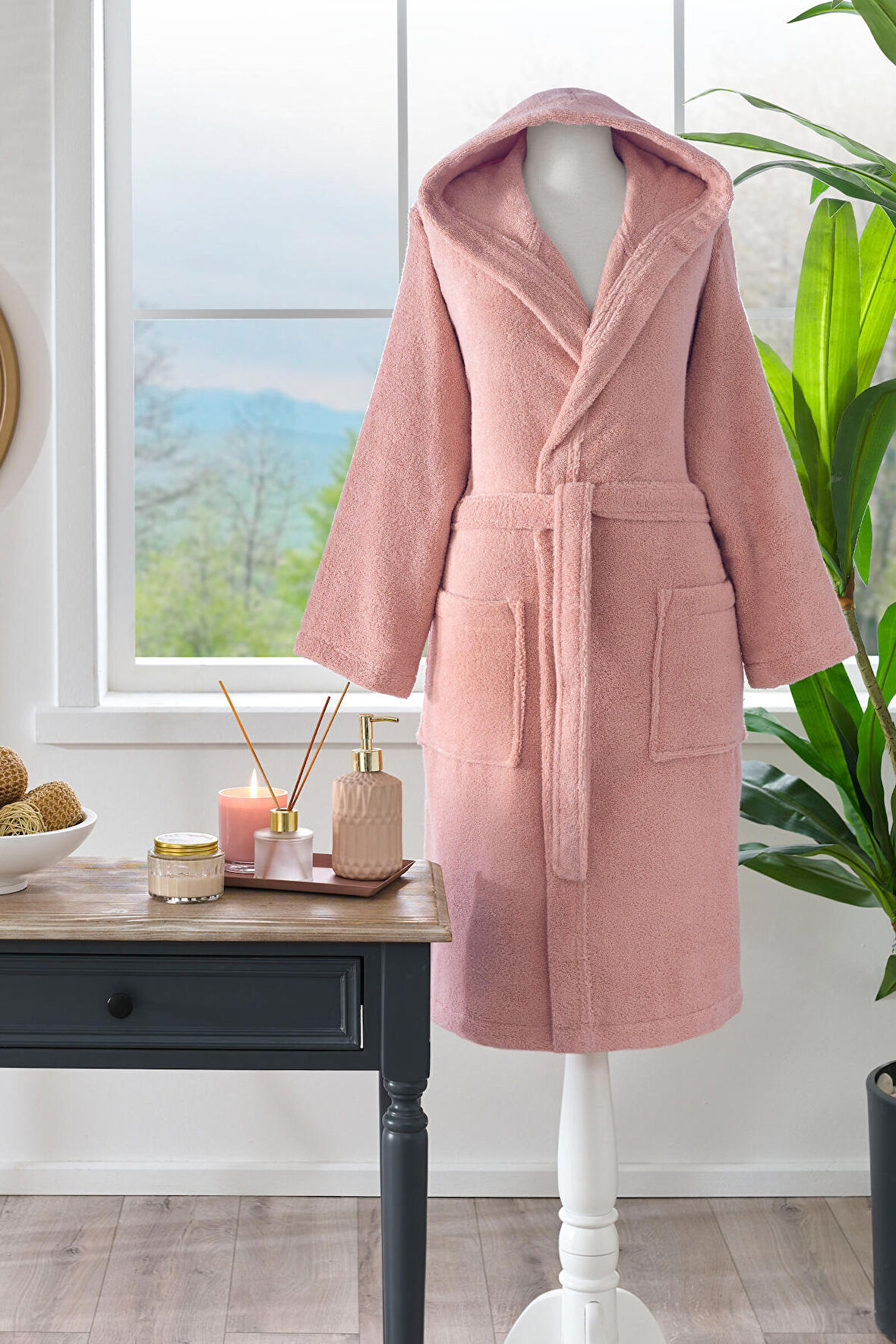 Özdilek Woven Kapüşonlu Bornoz