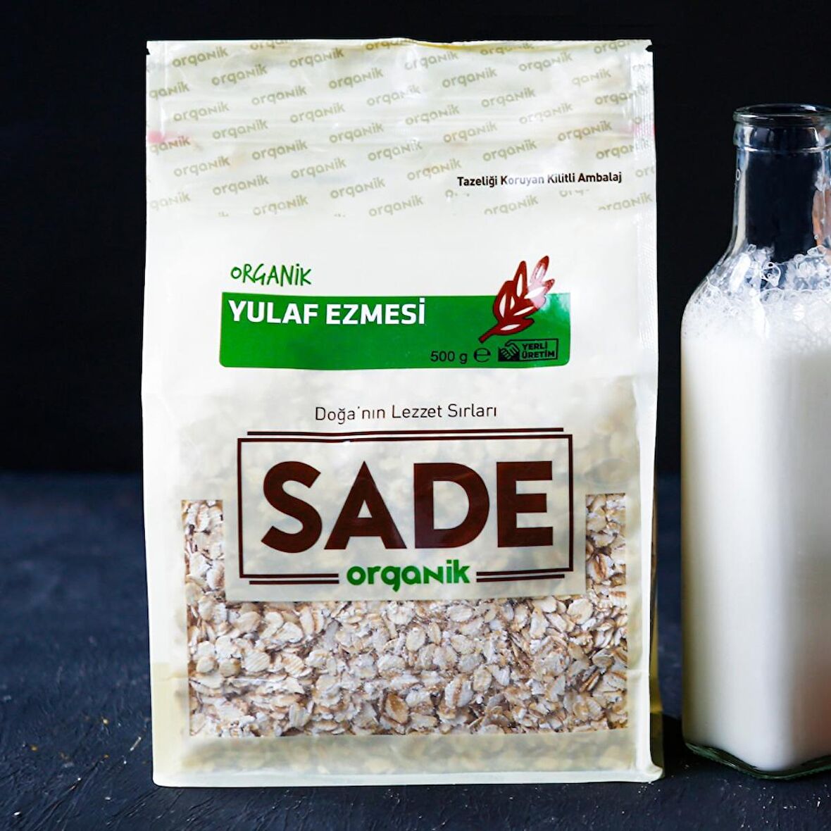 Sade Organik Yulaf Ezmesi 500g