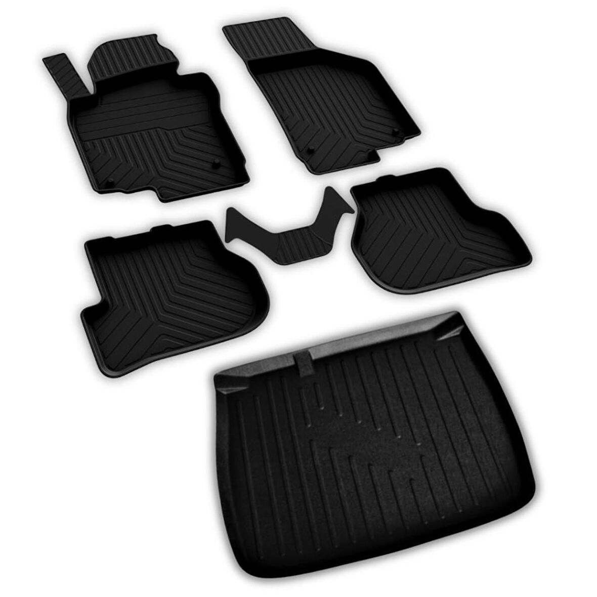 Seat Leon Ferrous 4D Paspas ve İnce Stepneli 3D Bagaj Havuzu 2006 2012