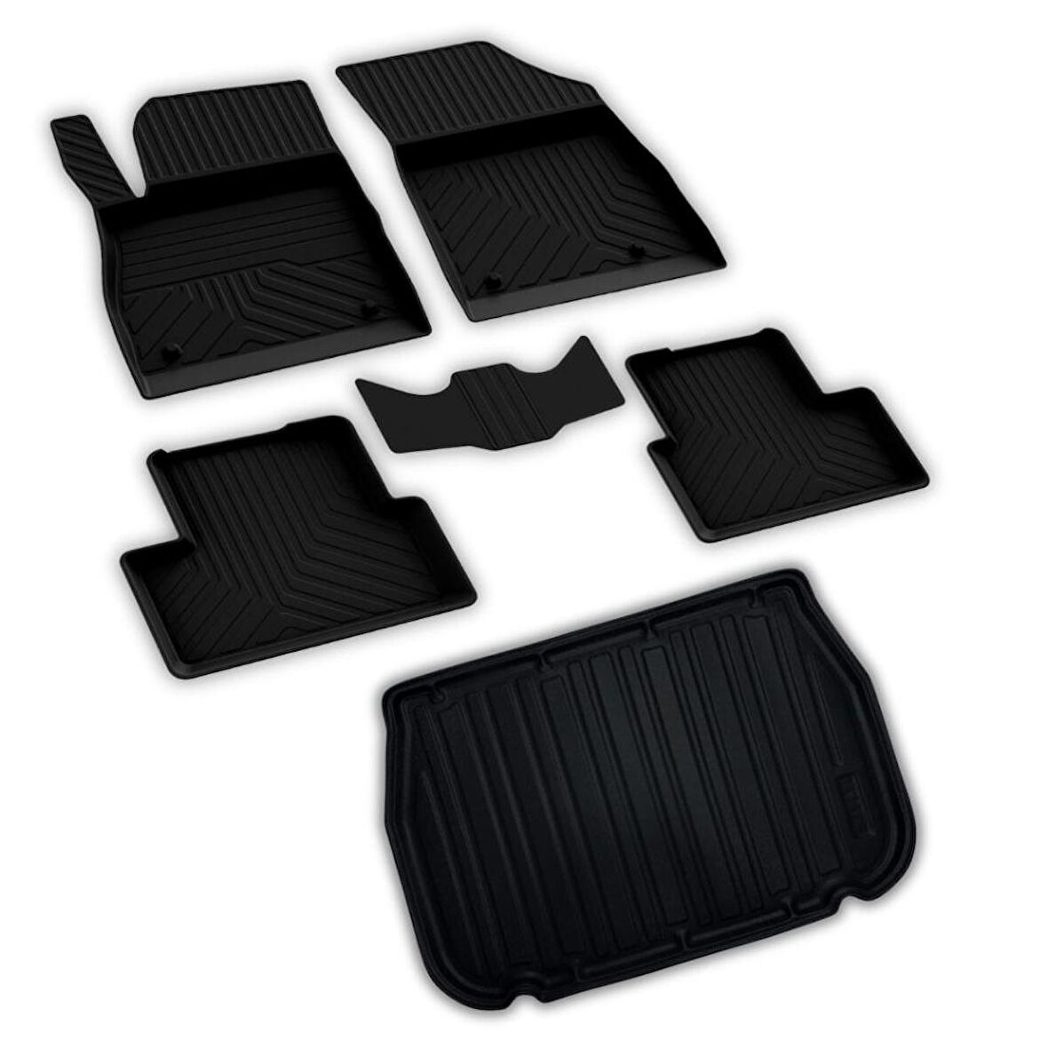 Toyota C HR Ferrous 4D Paspas ve Stepneli 3D Bagaj Havuzu 2016 2022