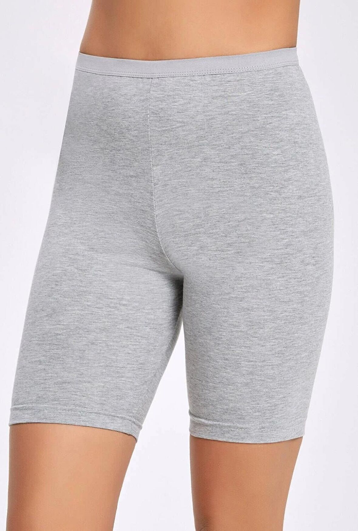 Kadın Pamuklu Likralı Kısa Tayt 10 Adet