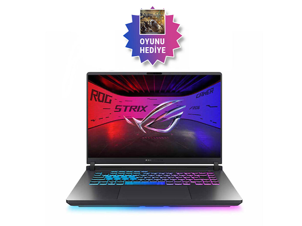 Asus ROG Strix G16 G615LR-S5211 12GB GeForce RTX5070 Ti 140w Intel Ultra 7 255HX 32GB RAM 1TB SSD 16 inç WQXGA 240Hz