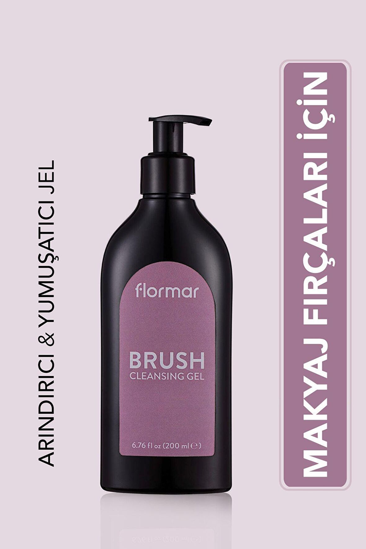 Flormar Nazik Ve Güçlü Etkili Fırça Temizleme Jeli - Brush Cleansing Gel - 000 - 8690604629770