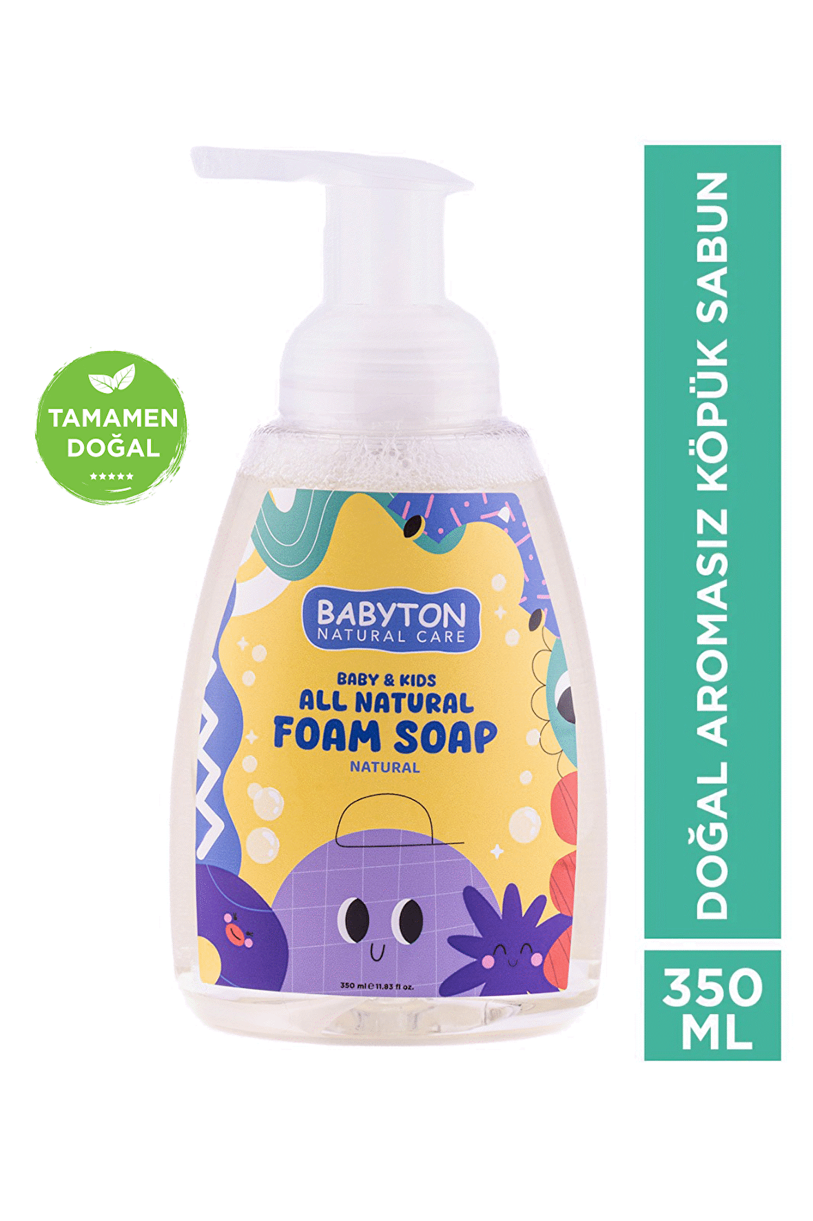 Babyton Doğal Aromasız Köpük Sabun 350 ml