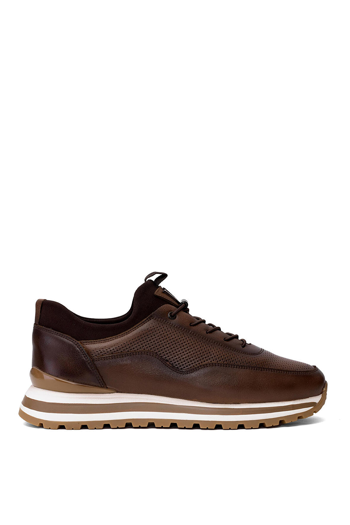 Voyager M084C Erkek Hakiki Deri Casual Ayakkabı Taba